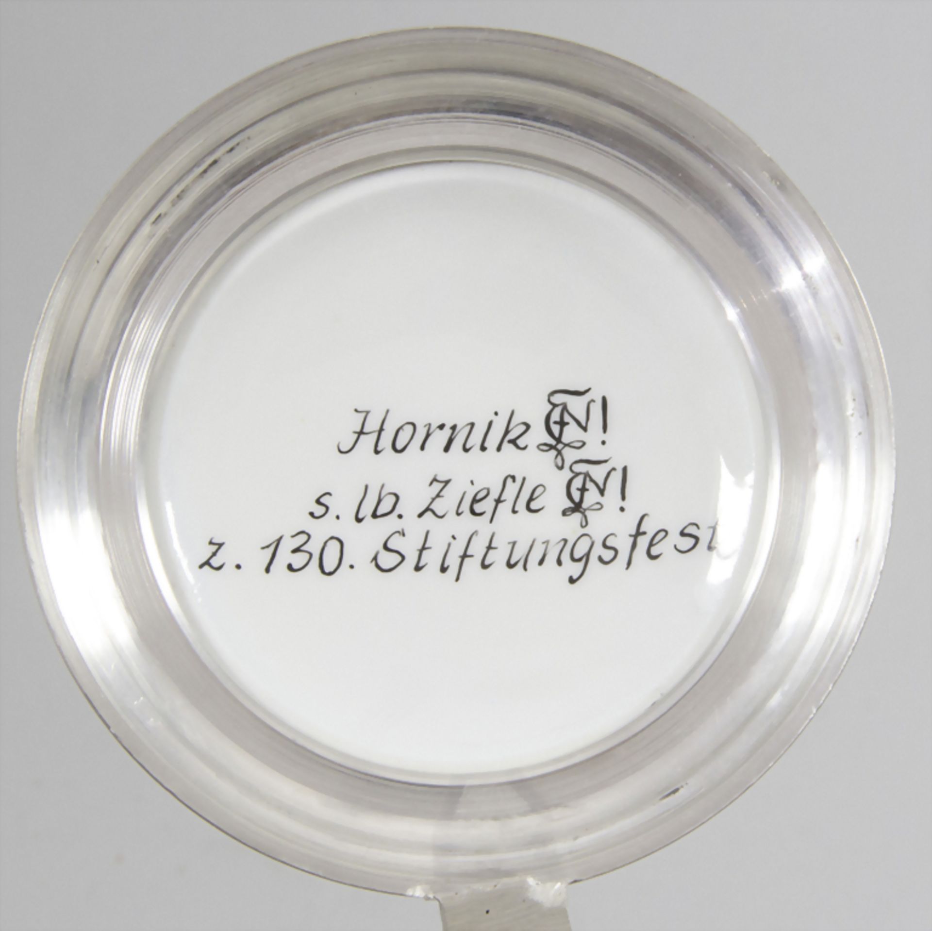 Studentika Bierkrug des 'Corps Normannia-Halle zu Gießen' / A studentika beer mug, deutsch, 197 - Bild 4 aus 4