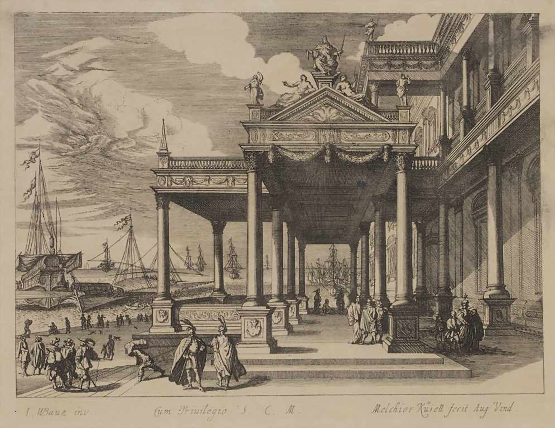 Daniel Nikolaus Chodowiecki (1726-1801) u.a., 'Scarron am Fenster' und 'Hafenszene'Tec - Image 10 of 10