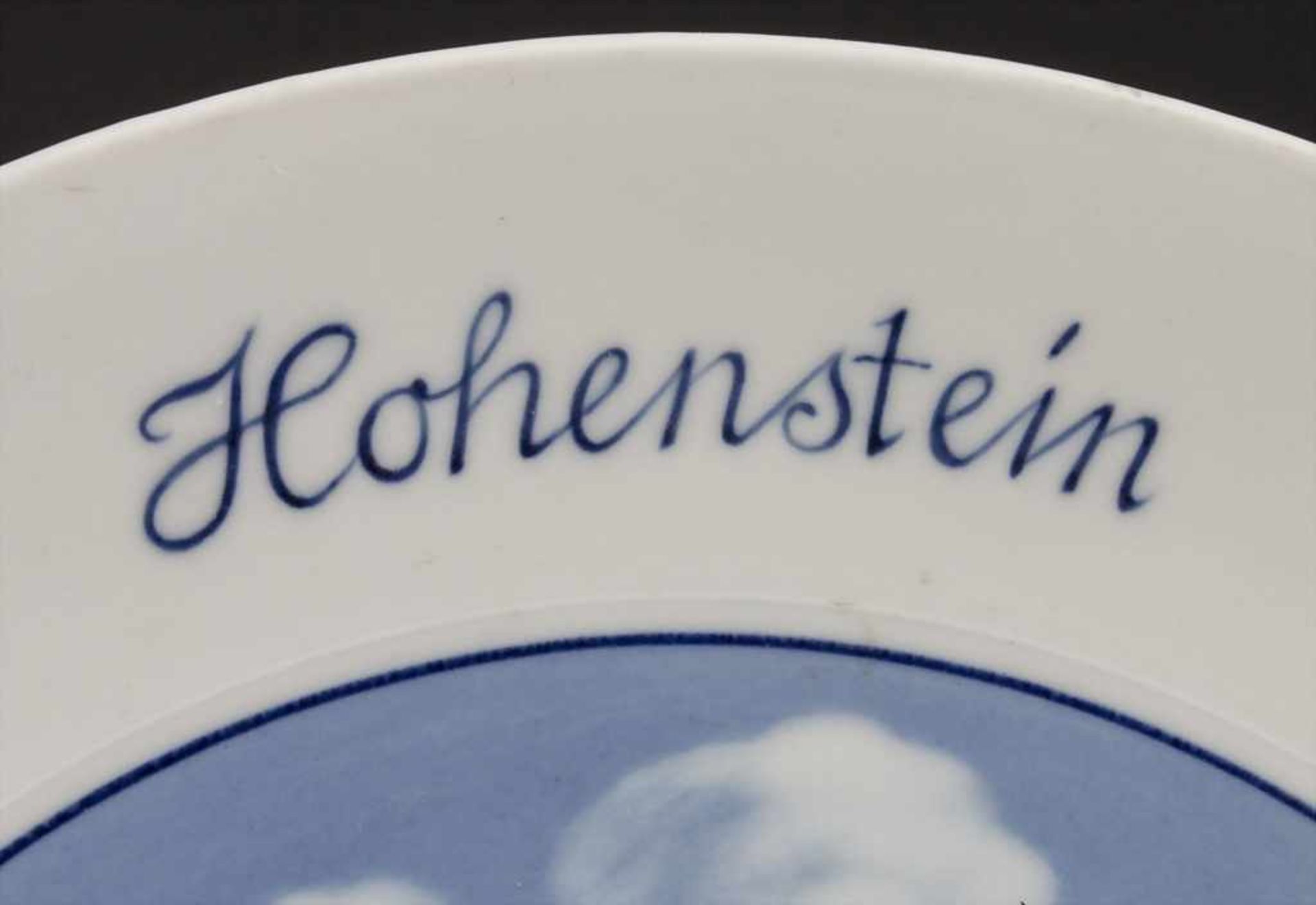 Seltener patriotischer Teller 'Hohenstein' in Ostpreußen / Ostpreußenhilfe / A rare patriotic - Bild 4 aus 5
