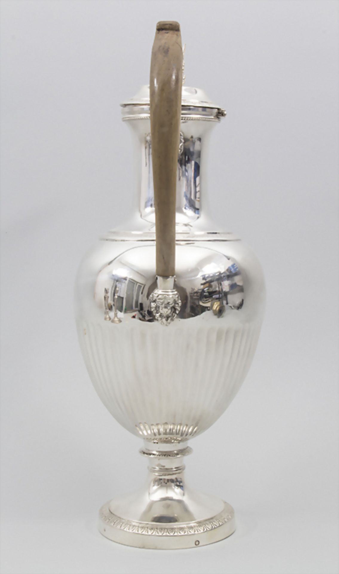 Empire Schenkkrug / An Empire silver jug, Niederlande / Netherlands, um 1800Material: - Image 5 of 17