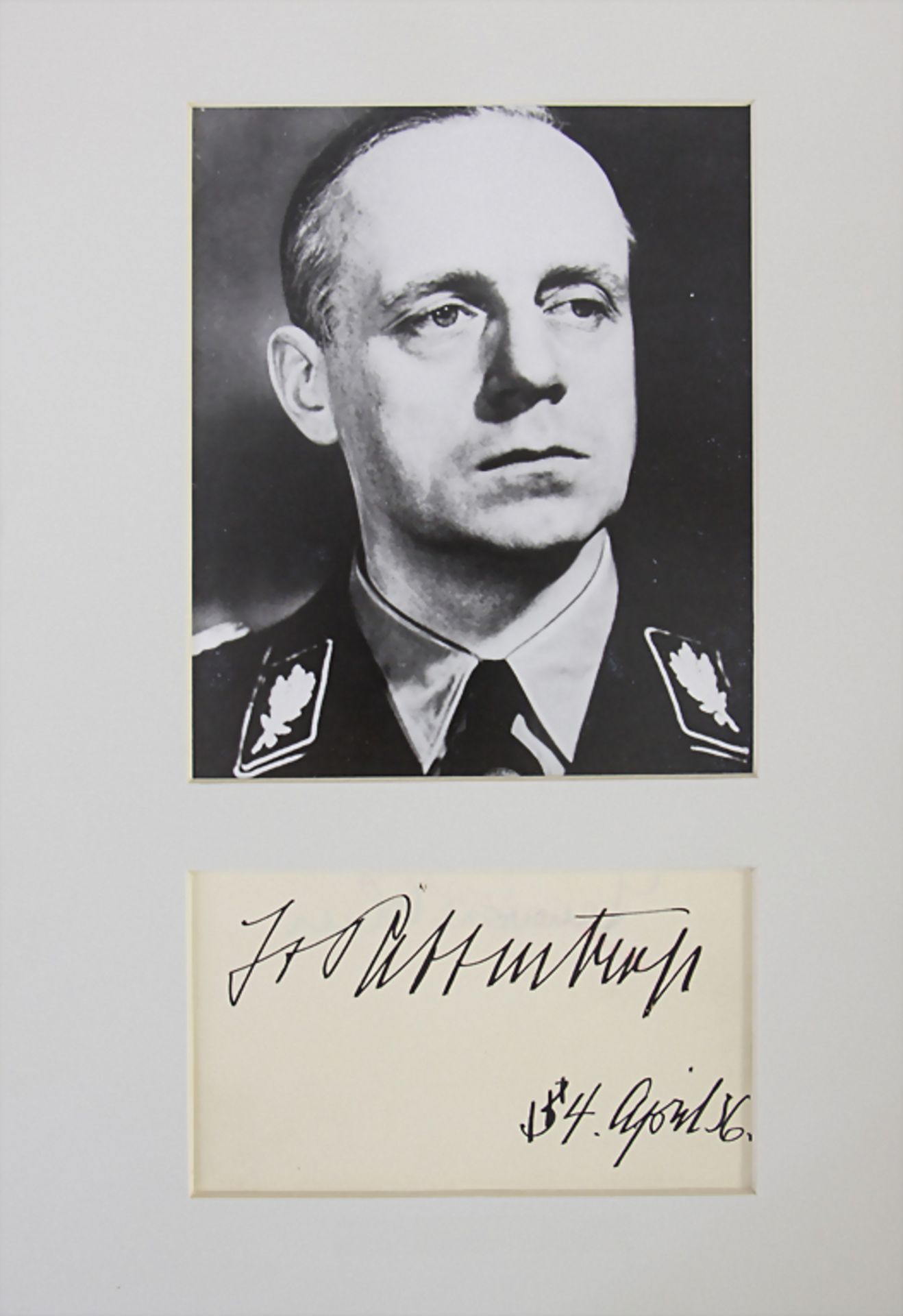 Autograph 'Joachim von Ribbentrop' / An autograph 'Joachim von Ribbentrop', 1934Eigenh