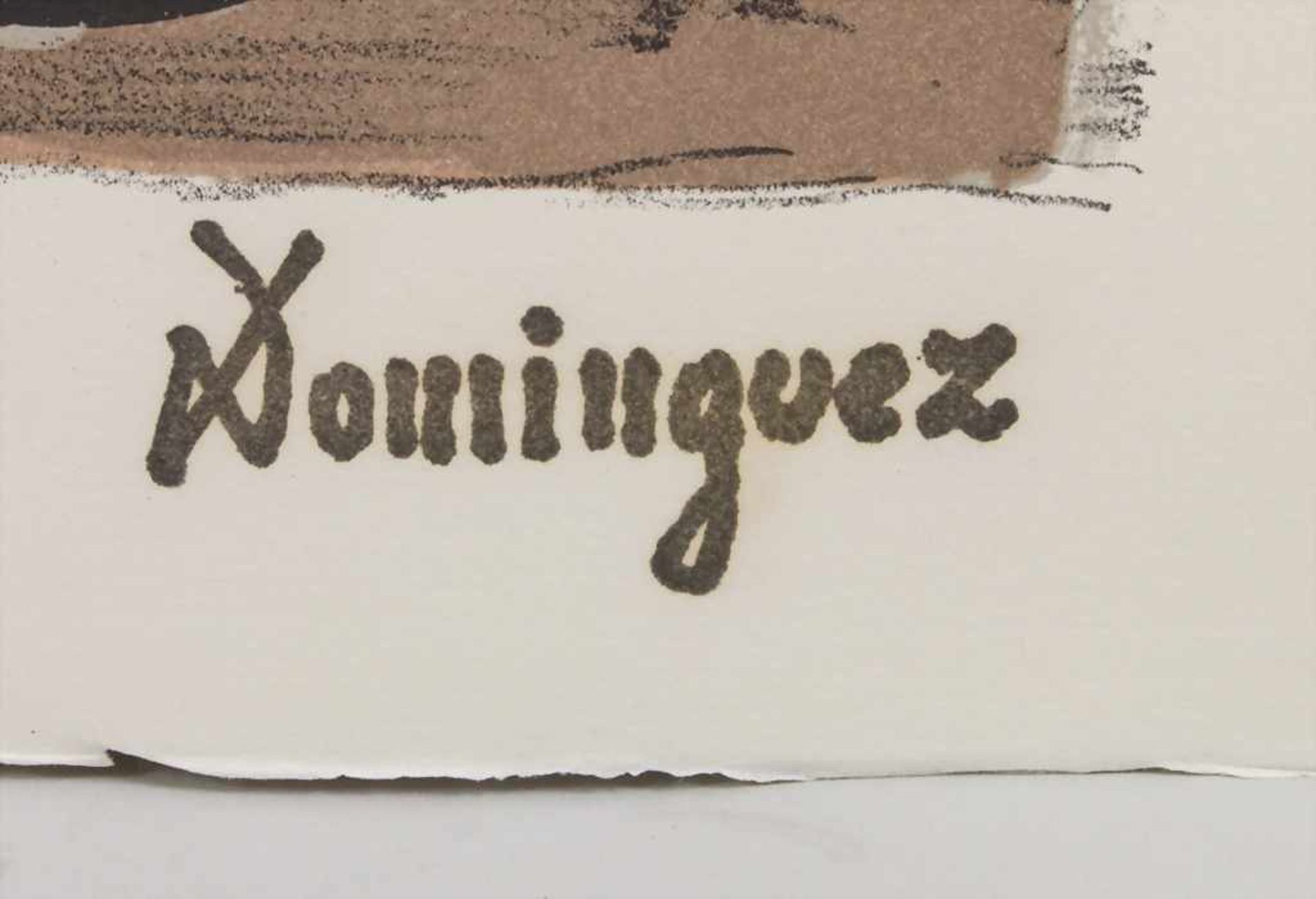 Oscar Dominguez (1906-1957), 'Hommage à Manolete'Technik: Farblithografie auf Velin ( - Bild 3 aus 4