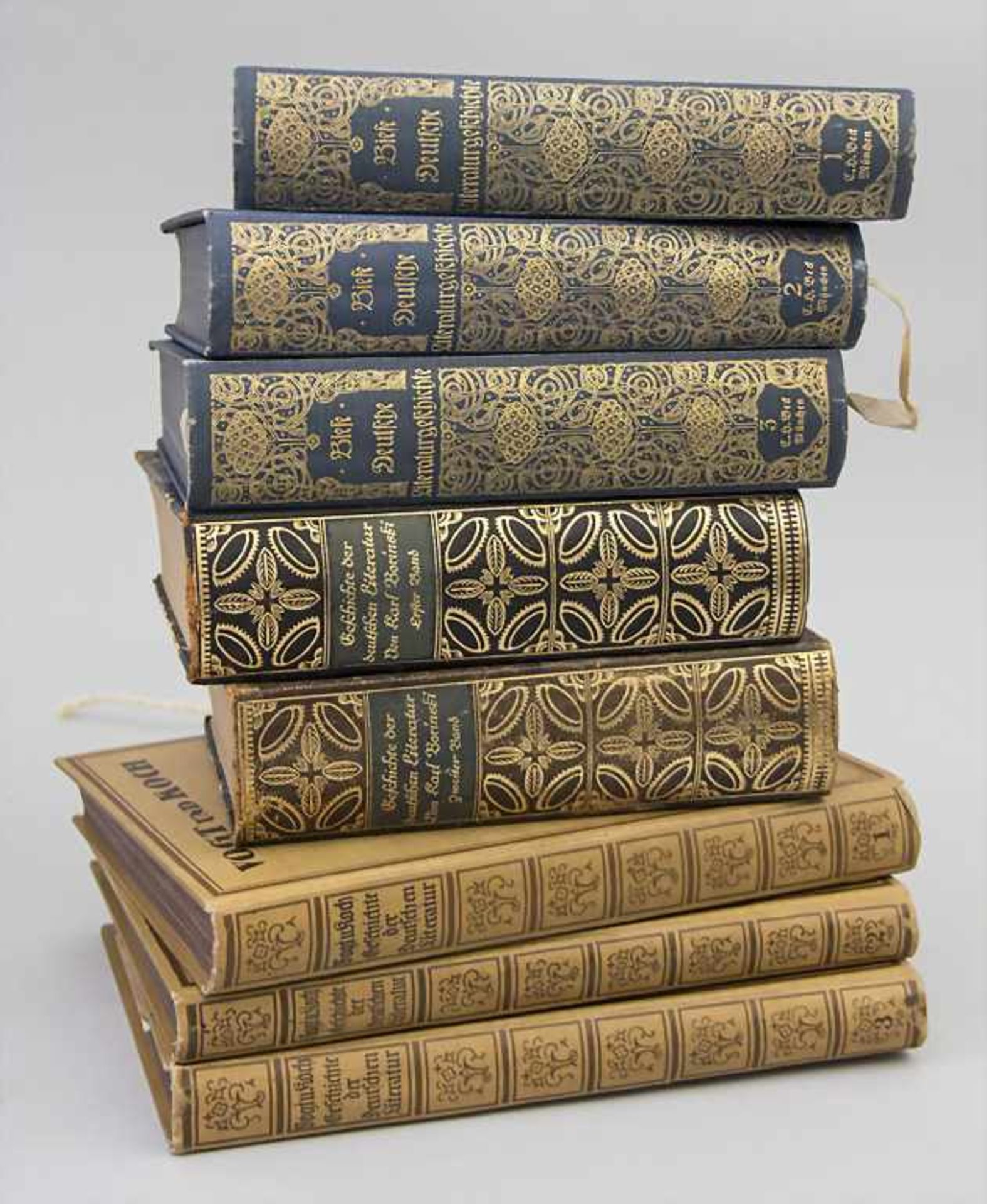 Konvolut 8 antiquarische Bücher / A set of 8 antiquarian booksBuchtitel: Alfred B