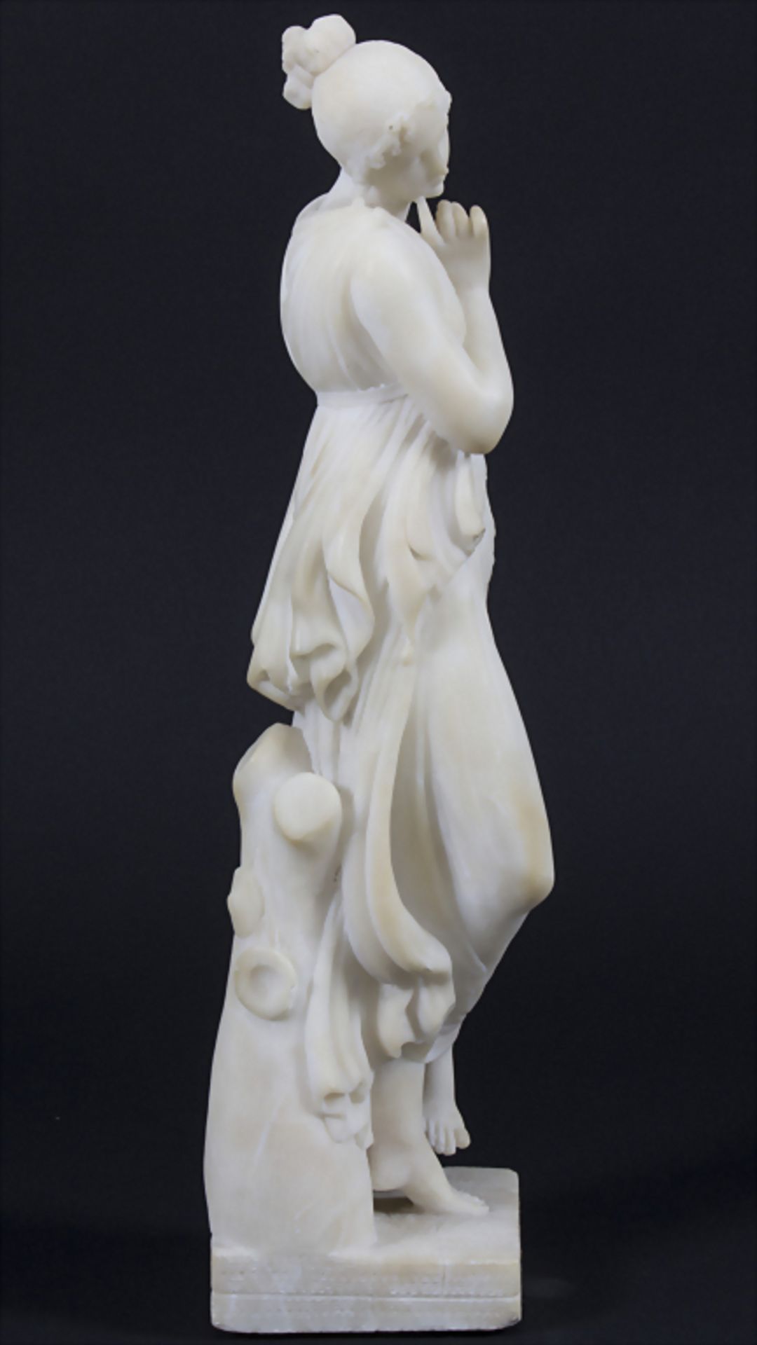 Alabaster Figur / An alabaster sculpture, Italien, um 1900Material: Alabaster,Höh - Image 5 of 11