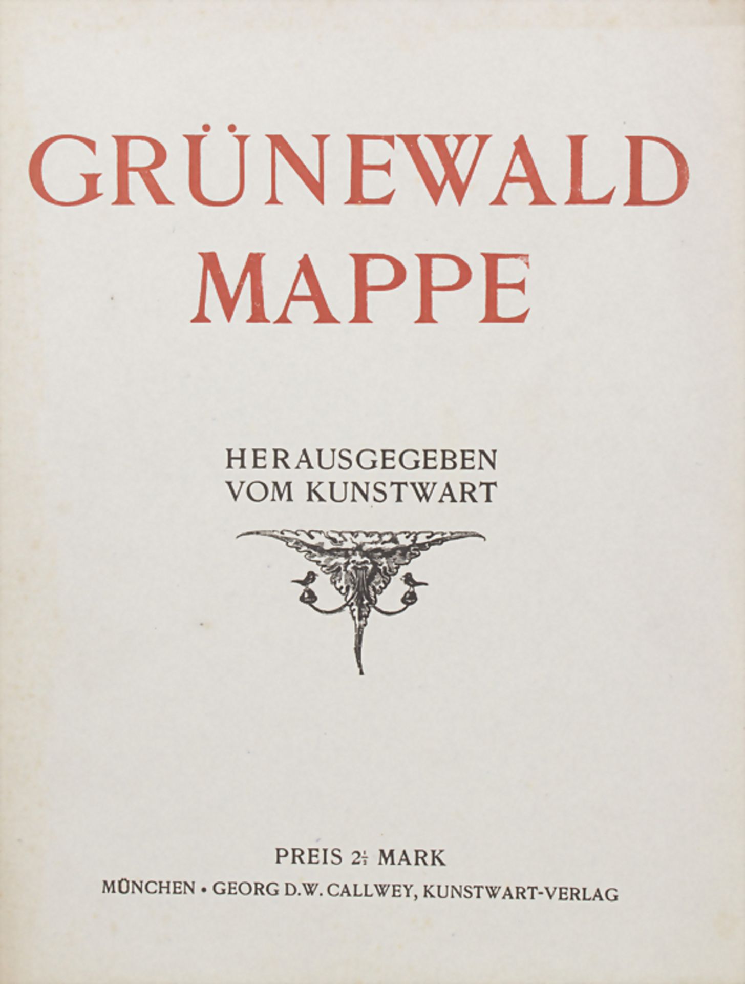 Kunstwart: 'Meisterbilder' mit 8 Künstlermappen variierender KünstlerKünstler: Frie - Image 3 of 15