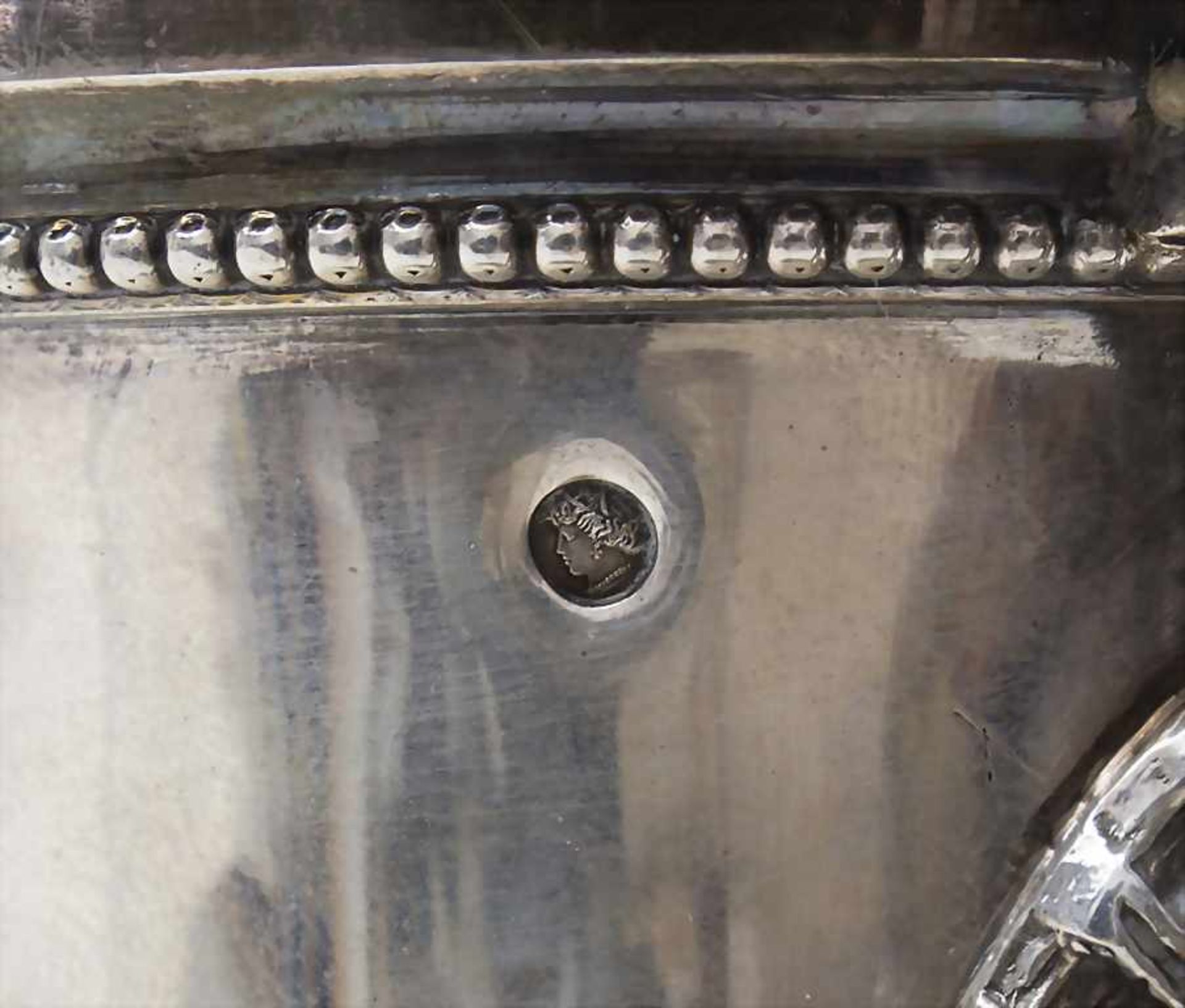 Teekanne / A silver tea pot, Paris, 1819-1839Material: Silber 9050Punzierung: Veil - Image 5 of 5