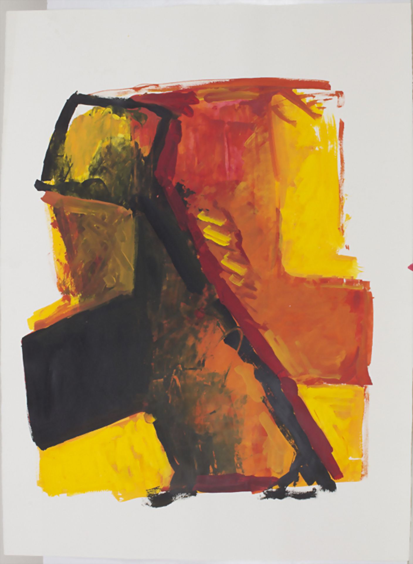 Hermann Bachmann (1922-1995), 'Abstrakte Komposition' / 'An abstract composition'Techn