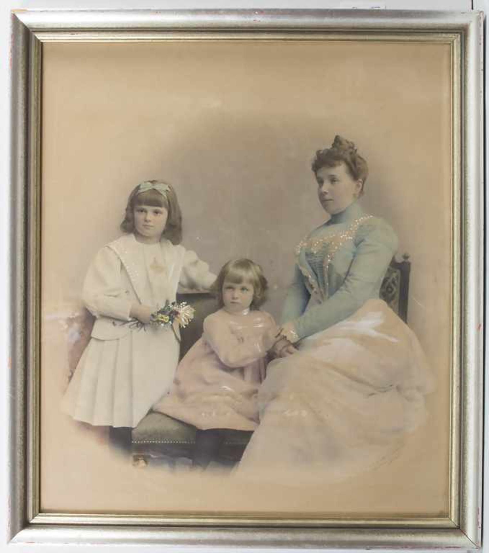 J. C. Schaarwächter (1847-1904), 2 Bilder 'Familienporträt' / 2 images 'A family portrait'</b - Image 6 of 7