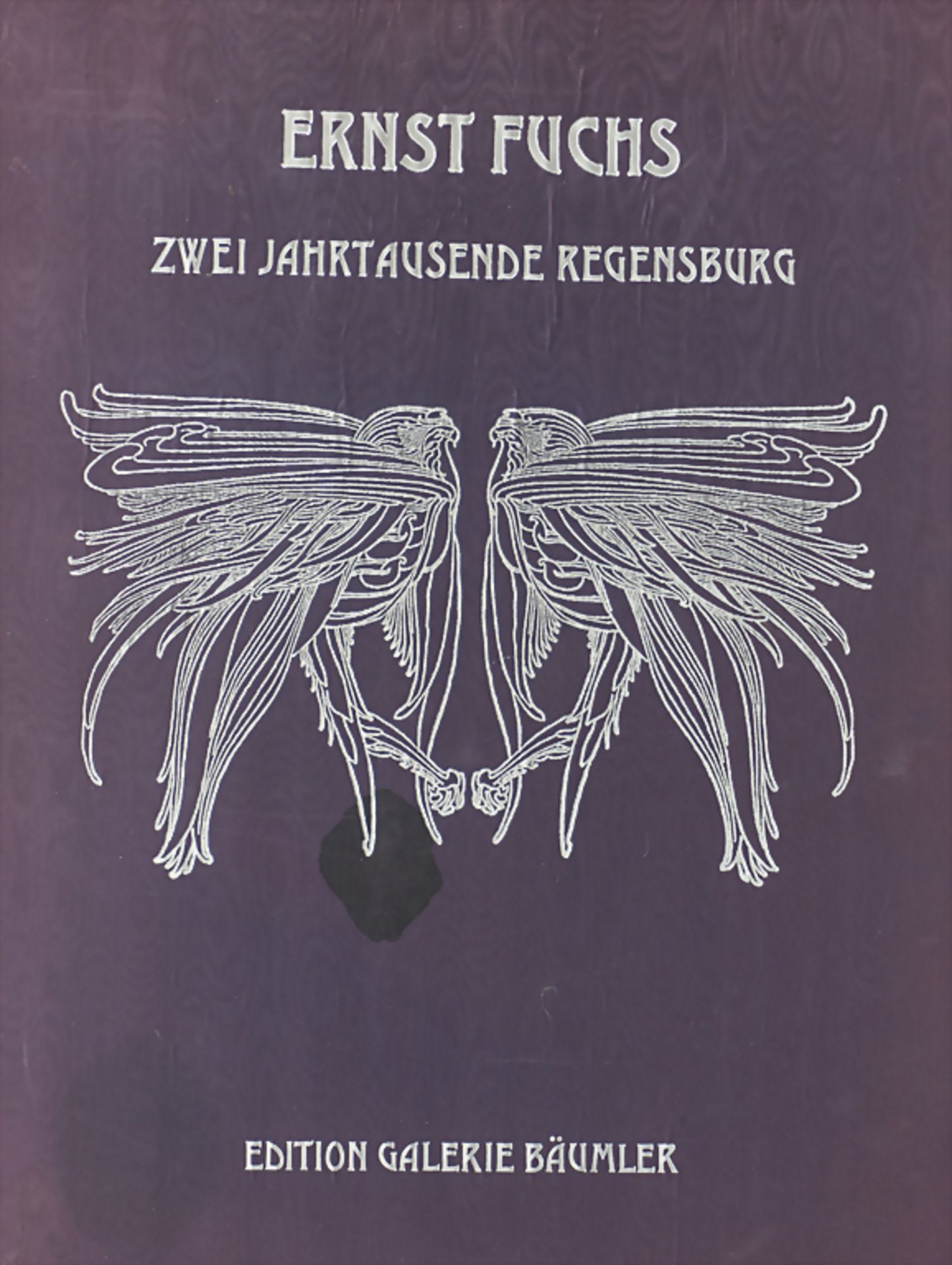Ernst FUCHS (1930-2015), 'Zwei Jahrtausende Regensburg', Mappenwerk mit 4 Radierungen und einem Gedi