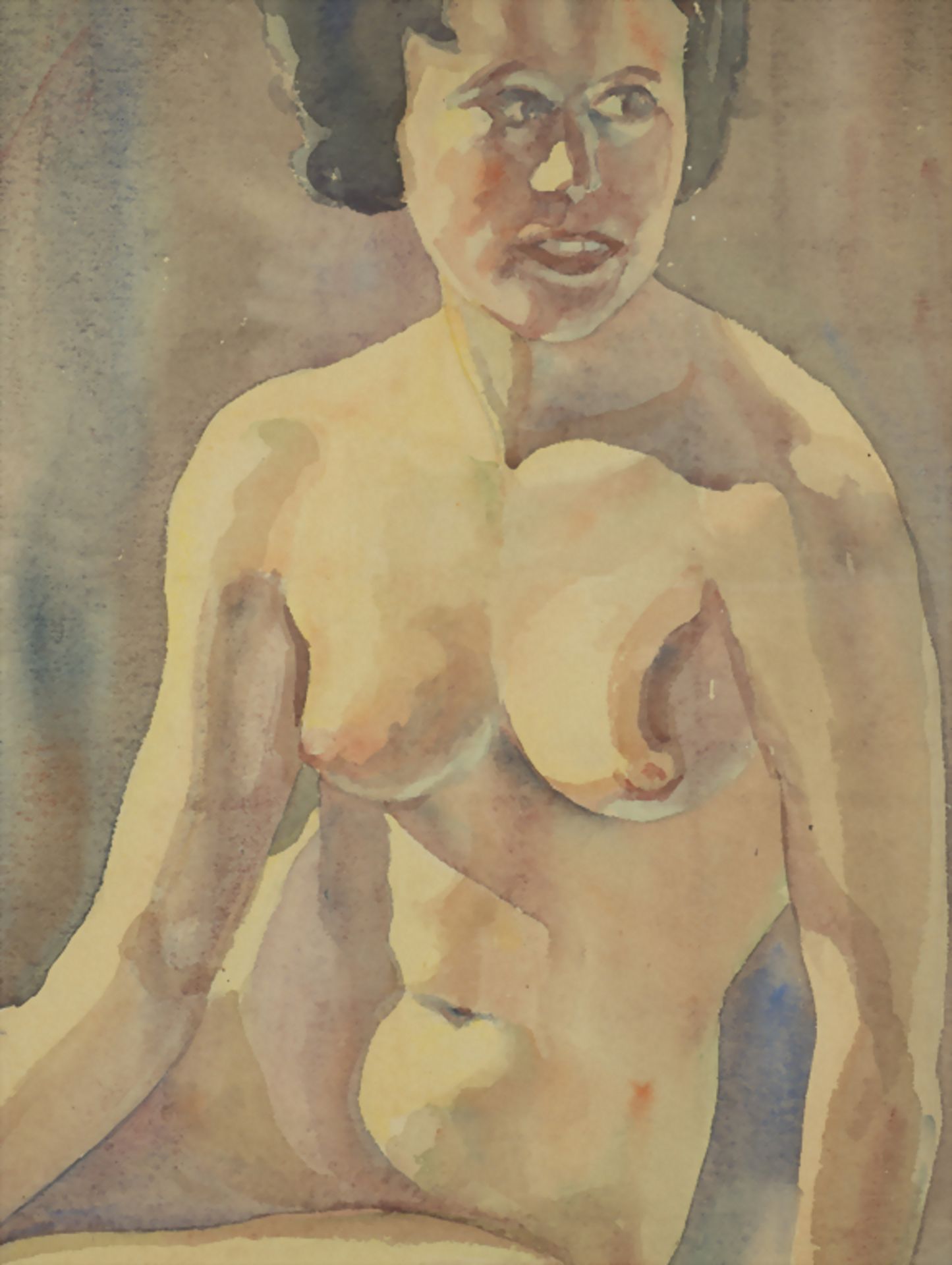 Marcel HERFELD (1889-1965), 'Sitzender Frauenakt' - Bild 4 aus 4