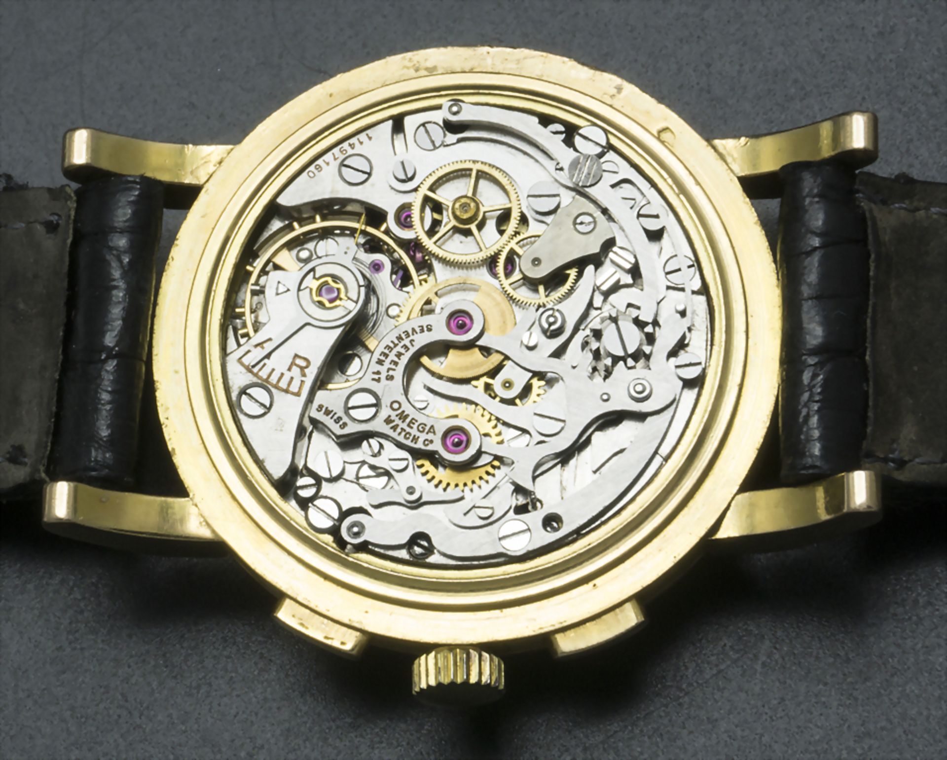 Omega Gold Chronograph, Schweiz - Image 2 of 5