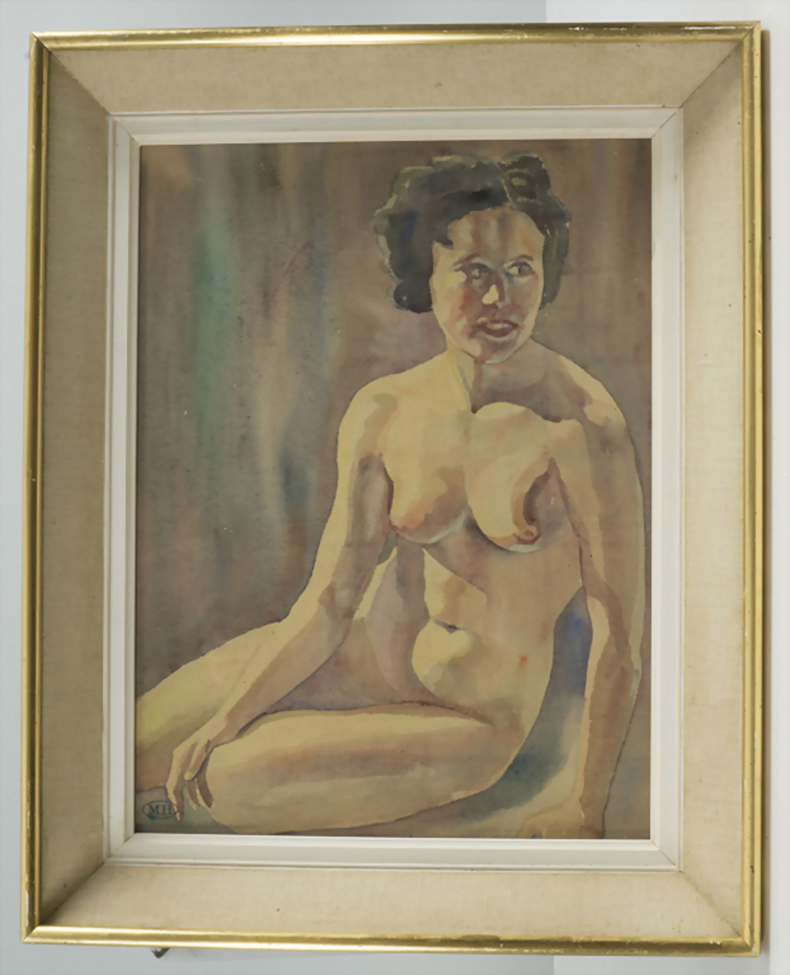 Marcel HERFELD (1889-1965), 'Sitzender Frauenakt' - Bild 2 aus 4