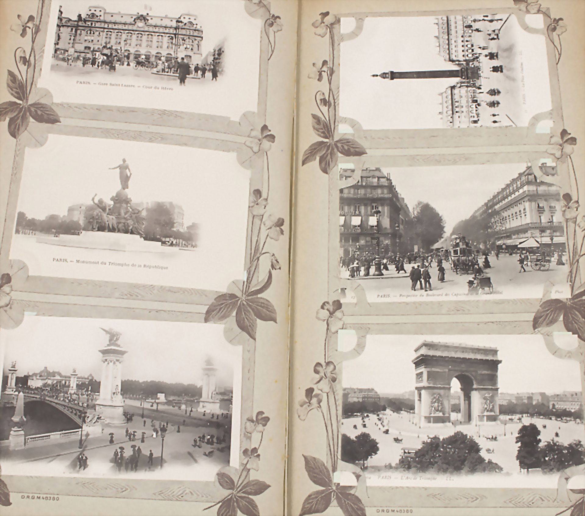 Ansichtskarten-Album / A postcard Album, um 1910 - Image 2 of 7
