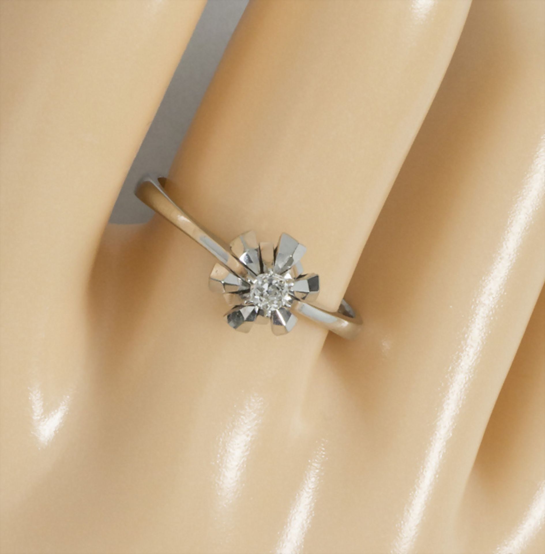 Brillant Solitärring / A brilliant solitaire ring in 18k gold - Image 6 of 6