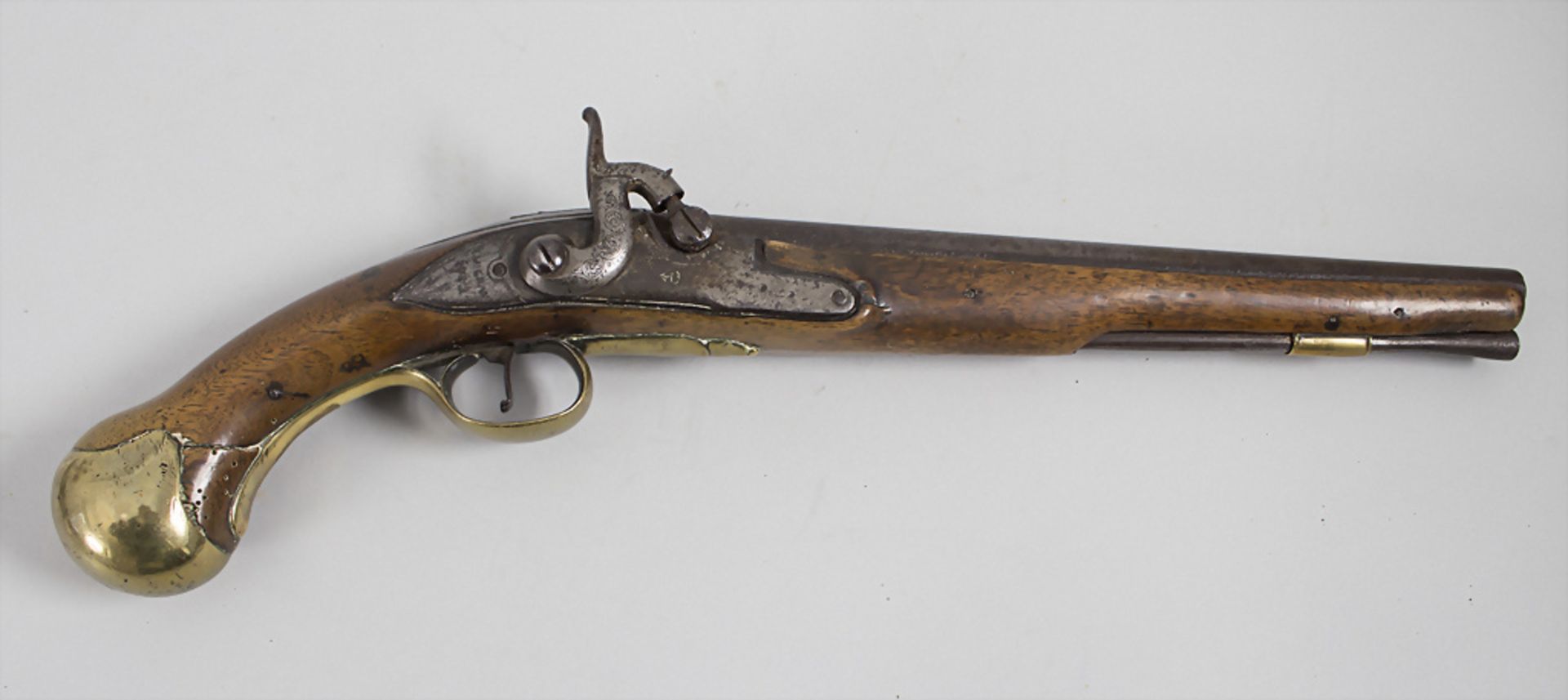 Englische Offizierspistole / An English officer's pistol, um 1742 - Bild 2 aus 4