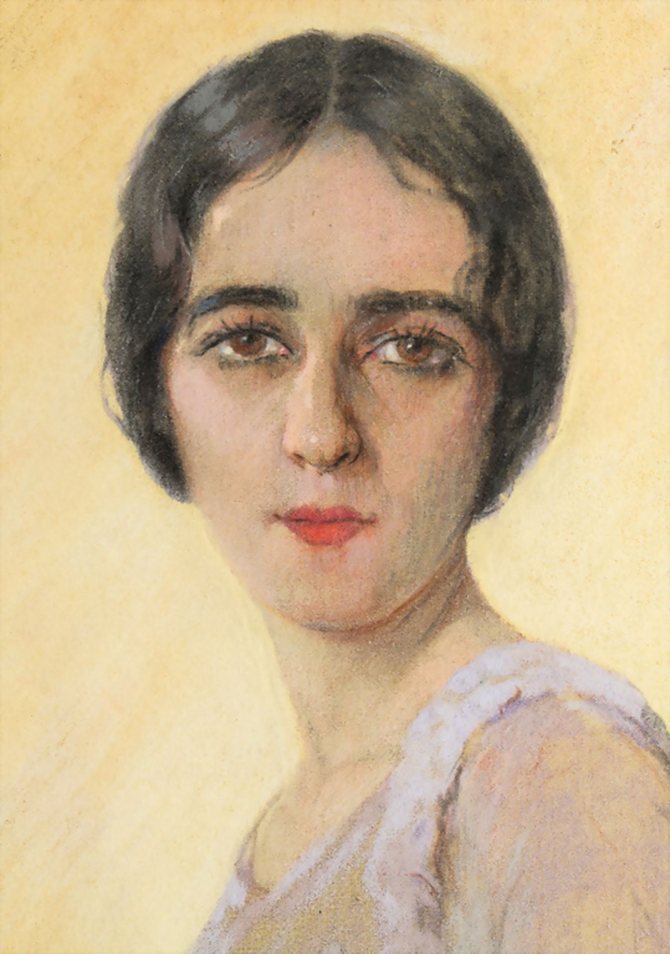 Émile DECKERS (1885-1968), 'Schöne Algerierin im Cocktailkleid' / 'An Algerian woman wearing a ... - Image 4 of 11