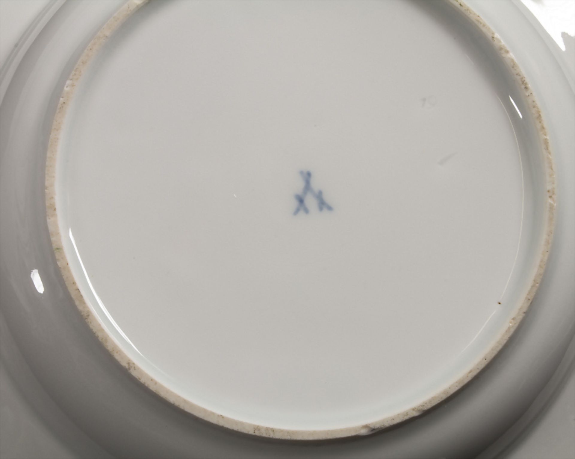 Zwei Dessertteller / Two cake plates, Meissen, 19. Jh. - Image 6 of 7