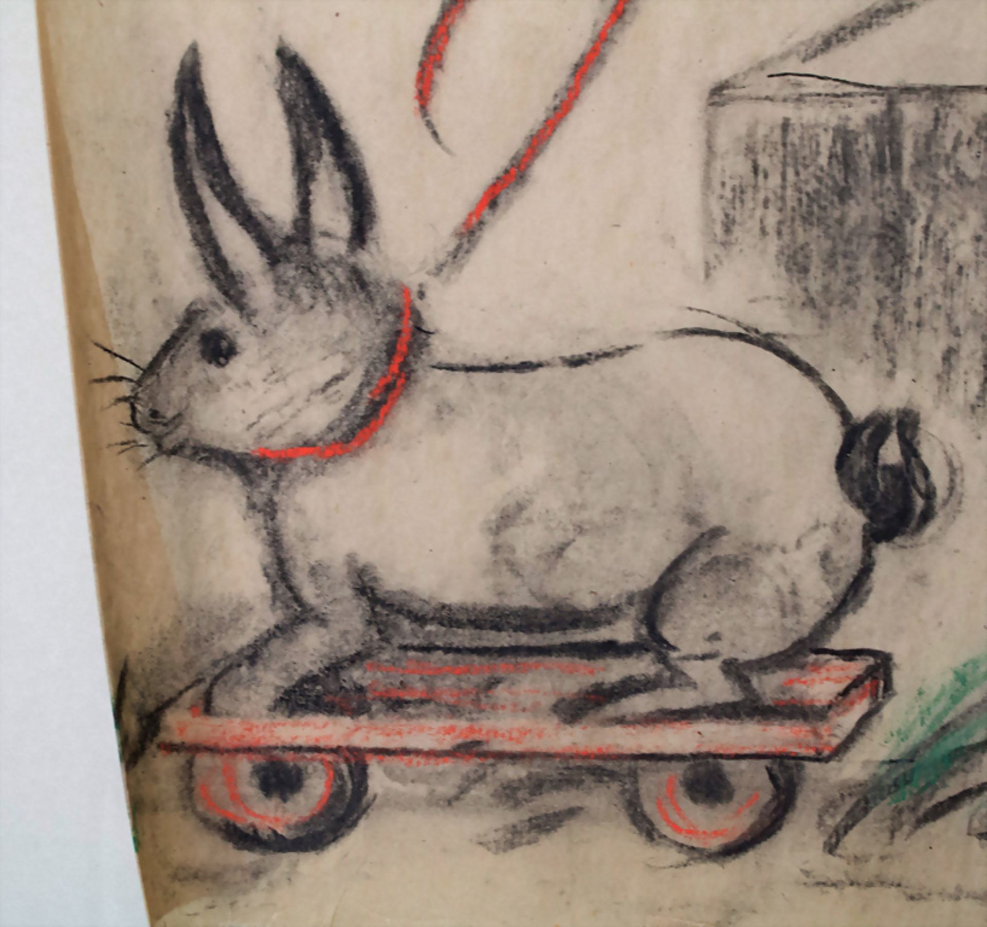 Monogrammist 'VB' (20. Jh.), 2 Pastellzeichnungen 'Ostern' / 2 pastels 'Easter' - Image 6 of 7