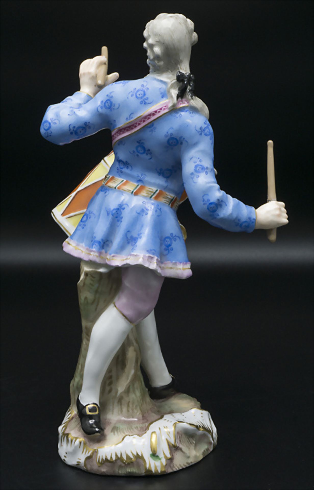 Seltener Trommler / A rare drummer, wohl Johann Joachim Kaendler, Meissen, 19. Jh. - Image 3 of 6