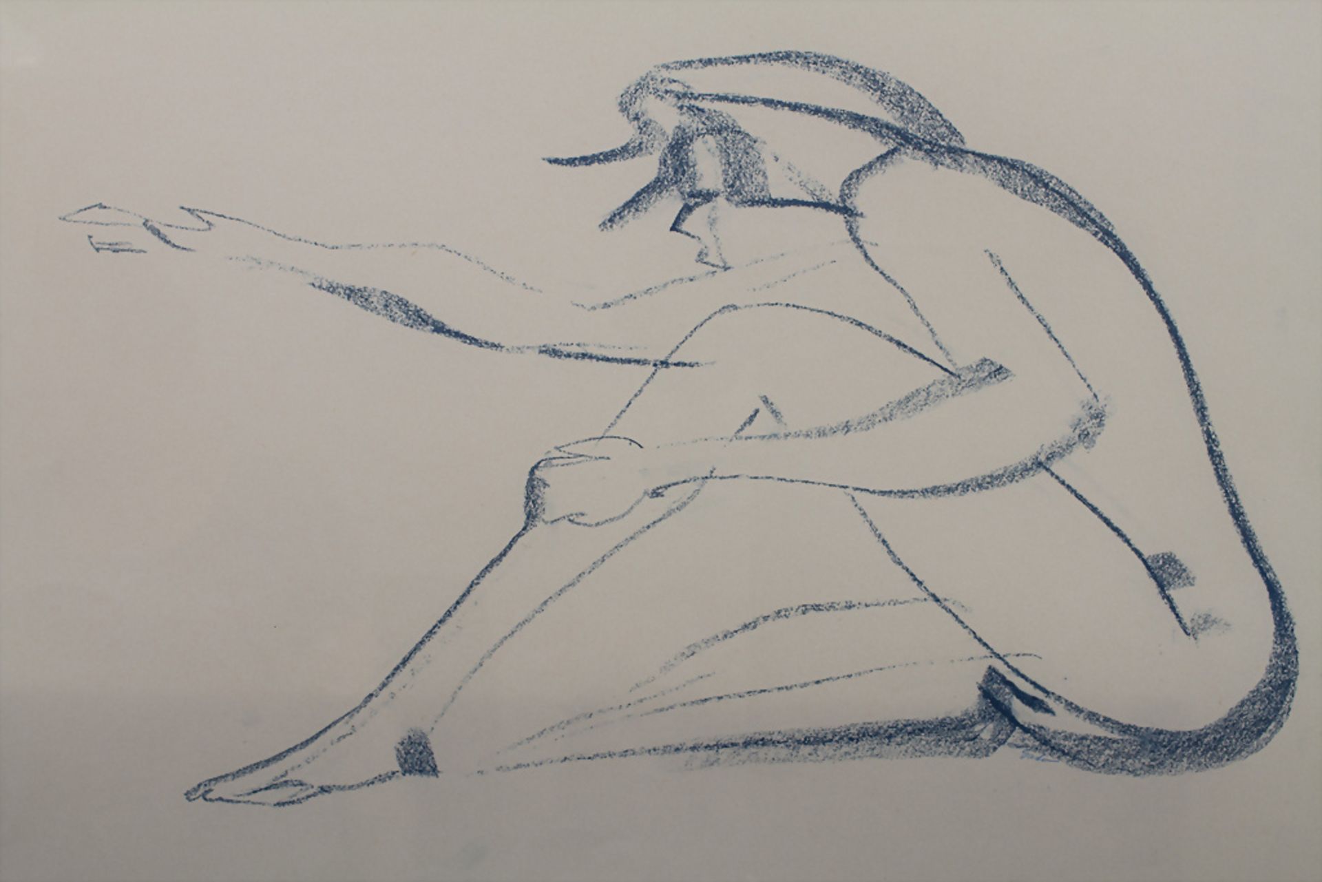Hardy Schneider-Sato (1919-2002), 'Gebückter weiblicher Akt' / 'A bent over female nude'