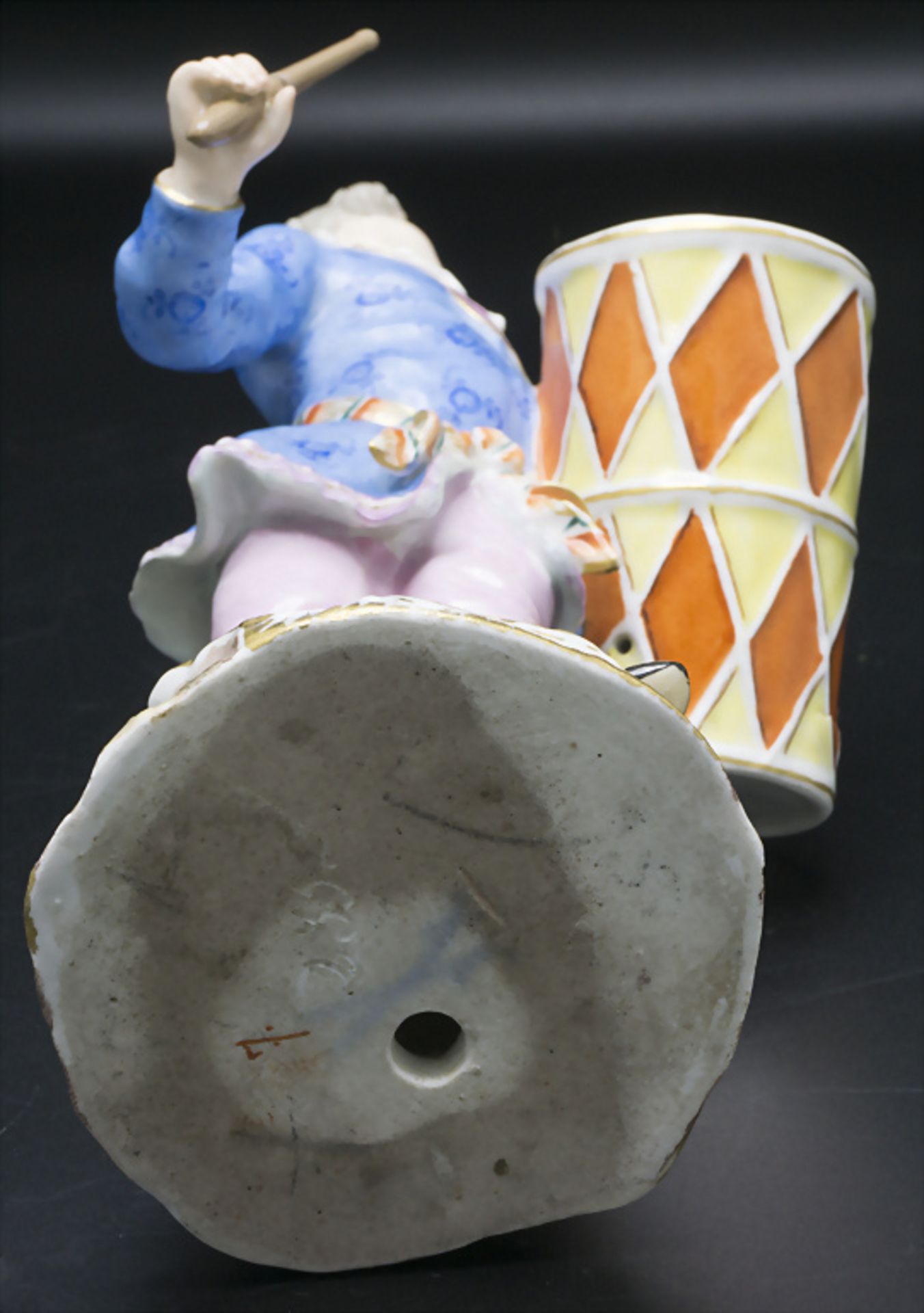 Seltener Trommler / A rare drummer, wohl Johann Joachim Kaendler, Meissen, 19. Jh. - Image 5 of 6