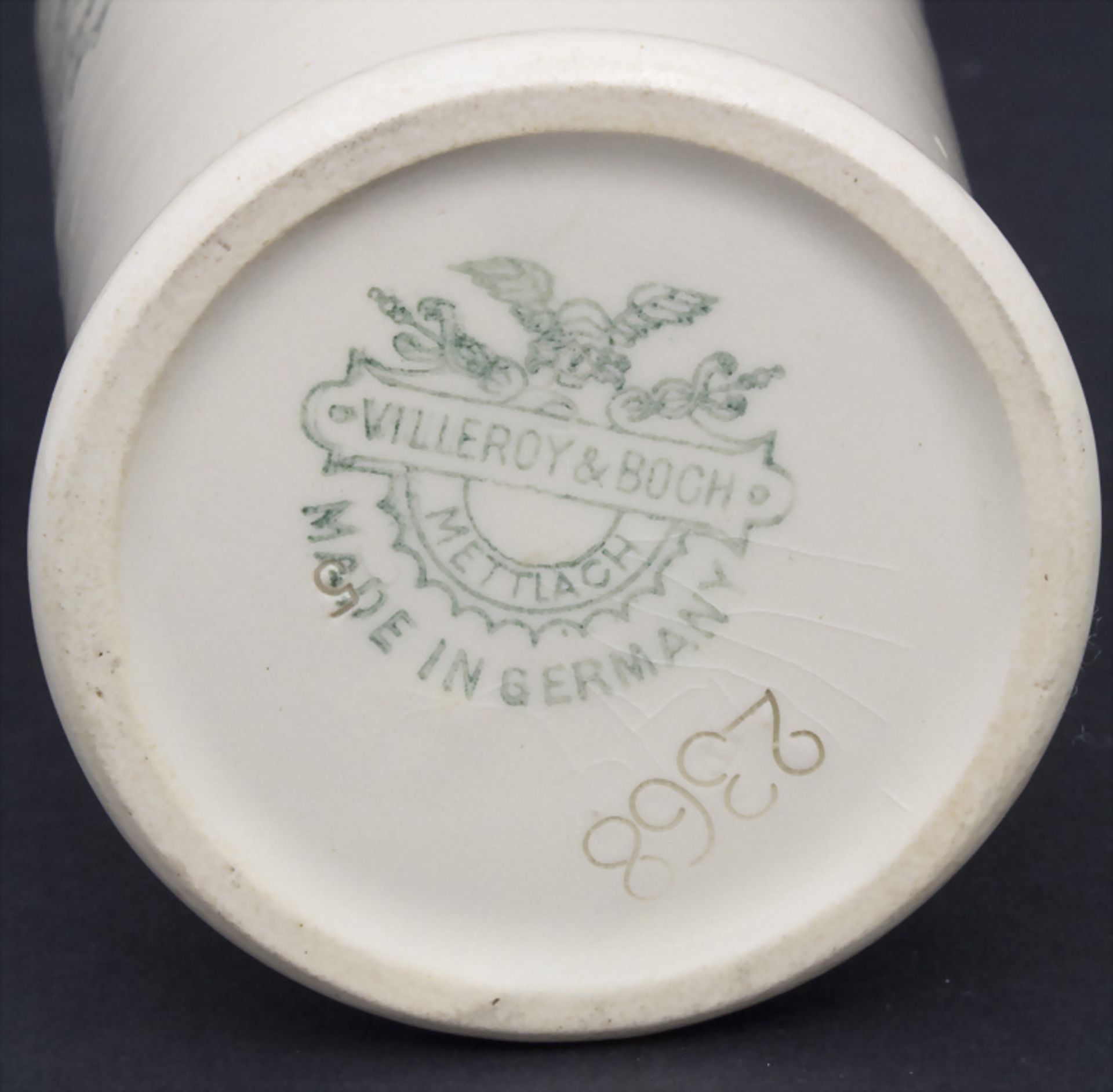Studentika Becher / A student pottery beaker, Villeroy & Boch, Mettlach, um 1907 - Bild 6 aus 7