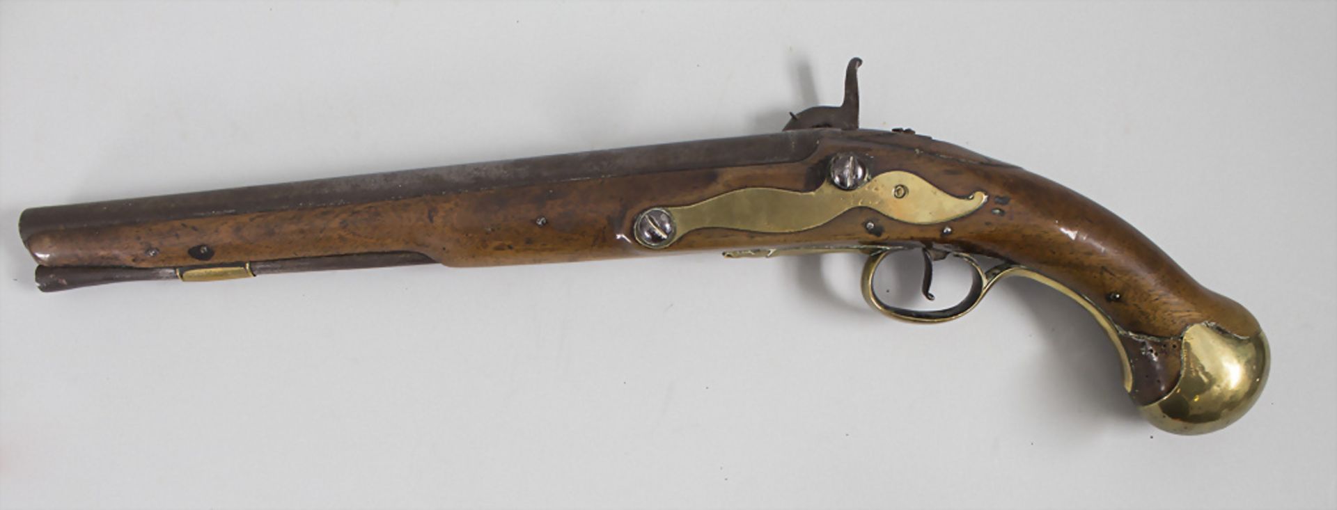 Englische Offizierspistole / An English officer's pistol, um 1742