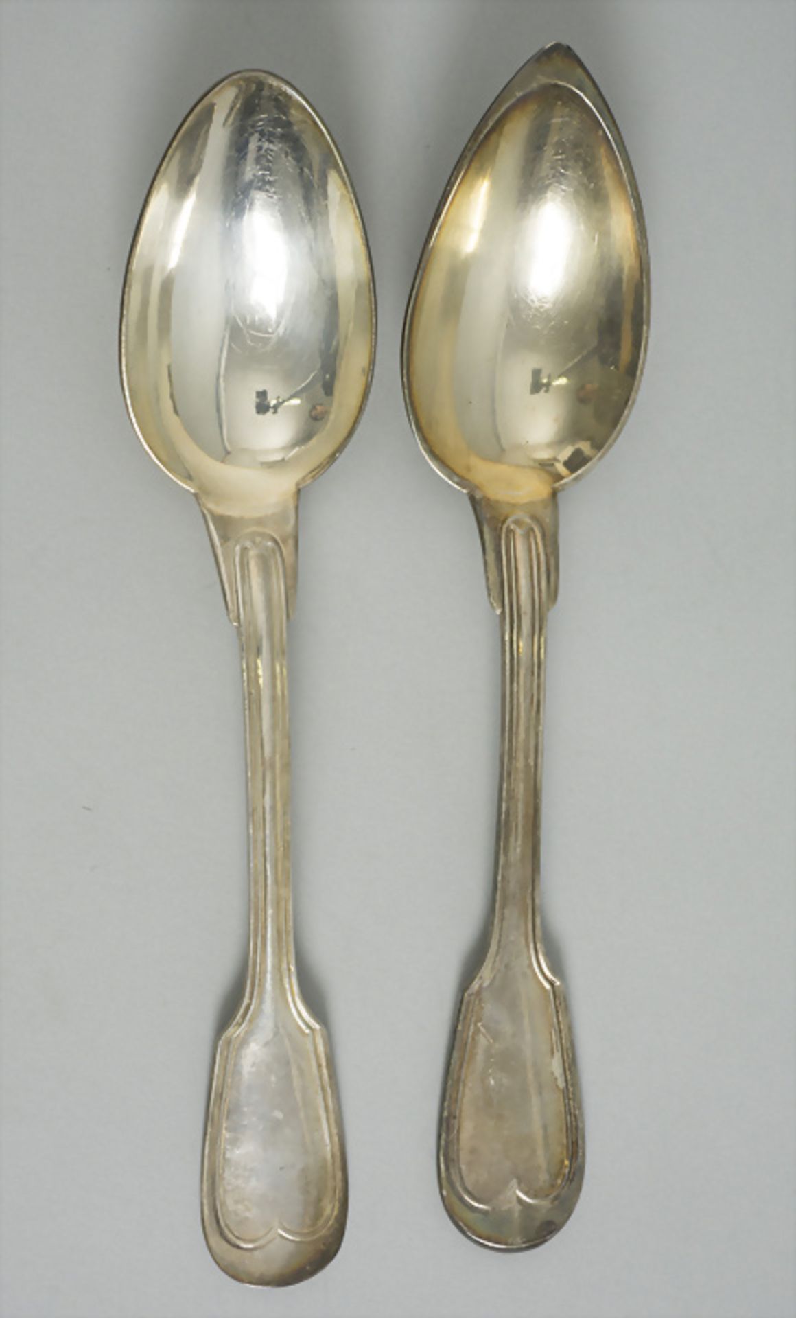 9 Löffel / A set of 9 spoons, Frankreich, um 1900 - Image 3 of 5