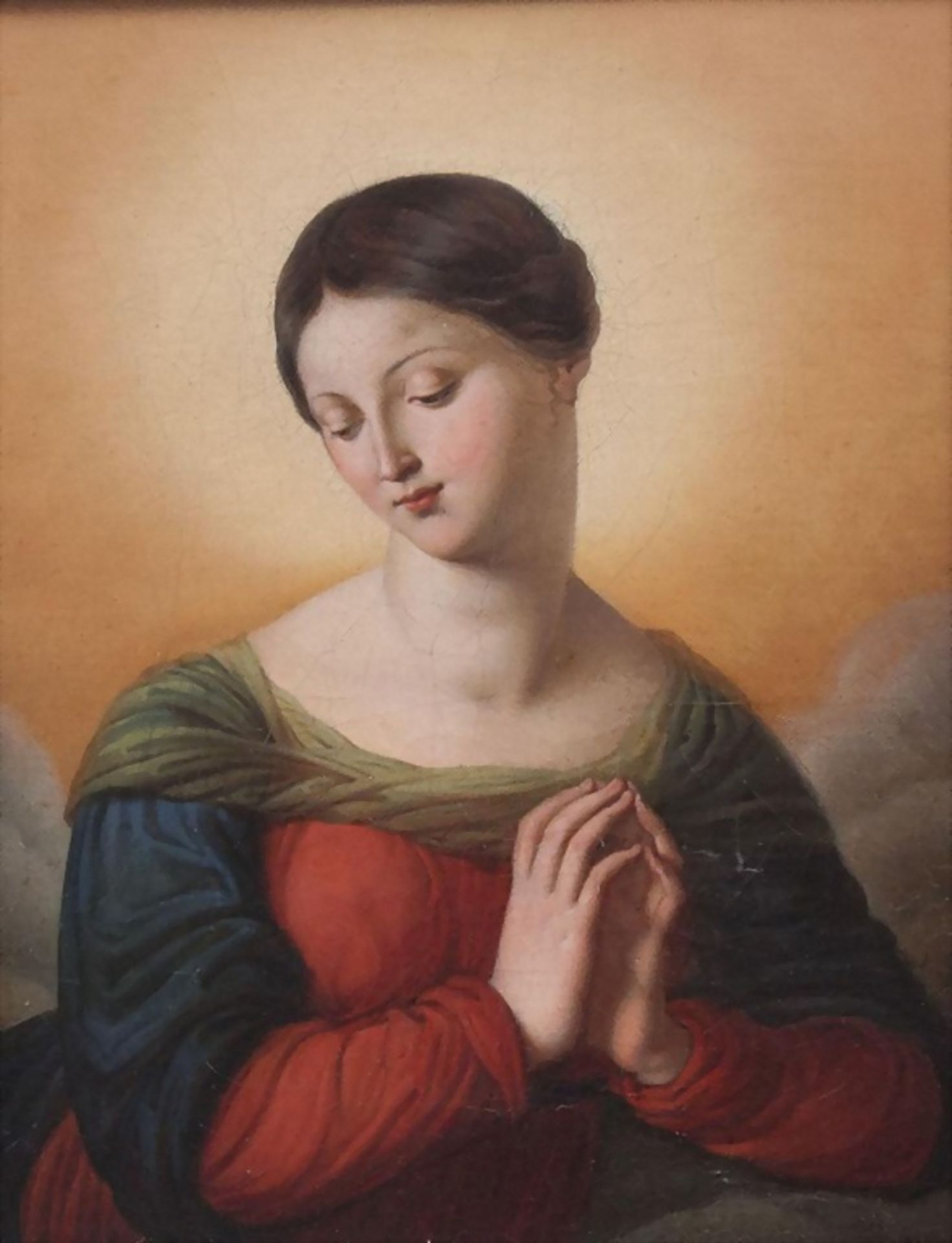 Betende Heilige/Praying Saint (Unknown Artist), Unbekannter Maler, wohl Frankreich, um 1800