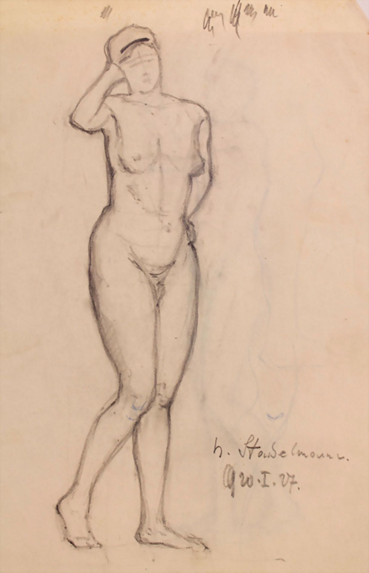 Hans Stadelmann (1876-1950), 'Konvolut Aktstudien' / 'A set of nude studies' - Image 2 of 6