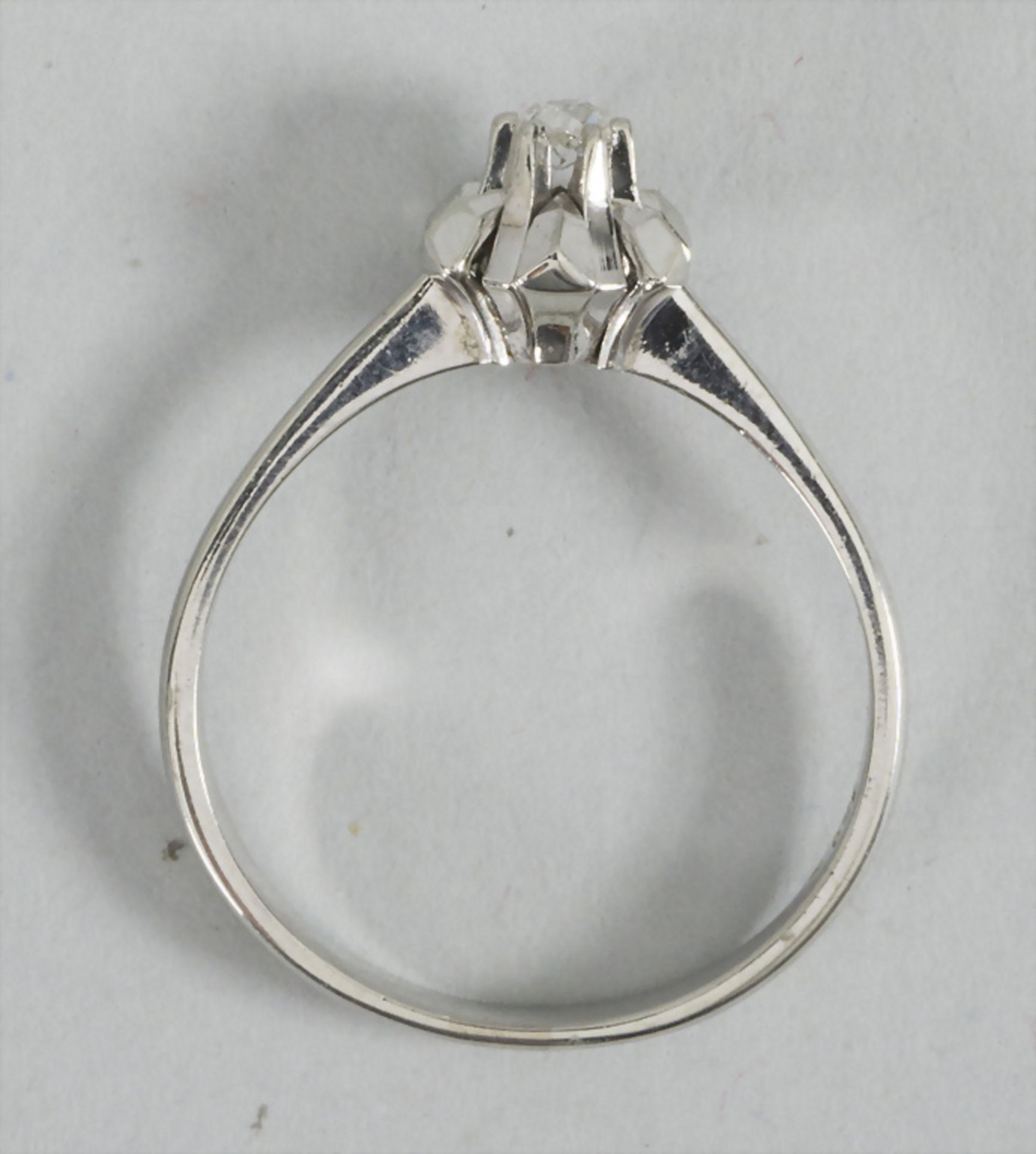 Brillant Solitärring / A brilliant solitaire ring in 18k gold - Image 4 of 6