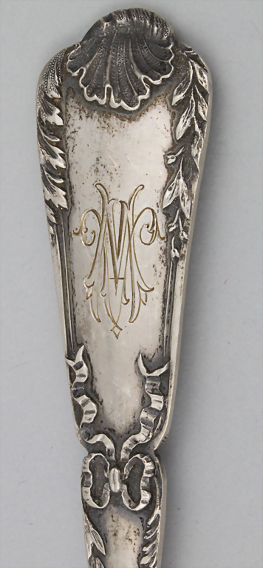 Löffel und Gabel / A silver spoon and fork, Emile Puiforcat, Paris, um 1880 - Image 3 of 7