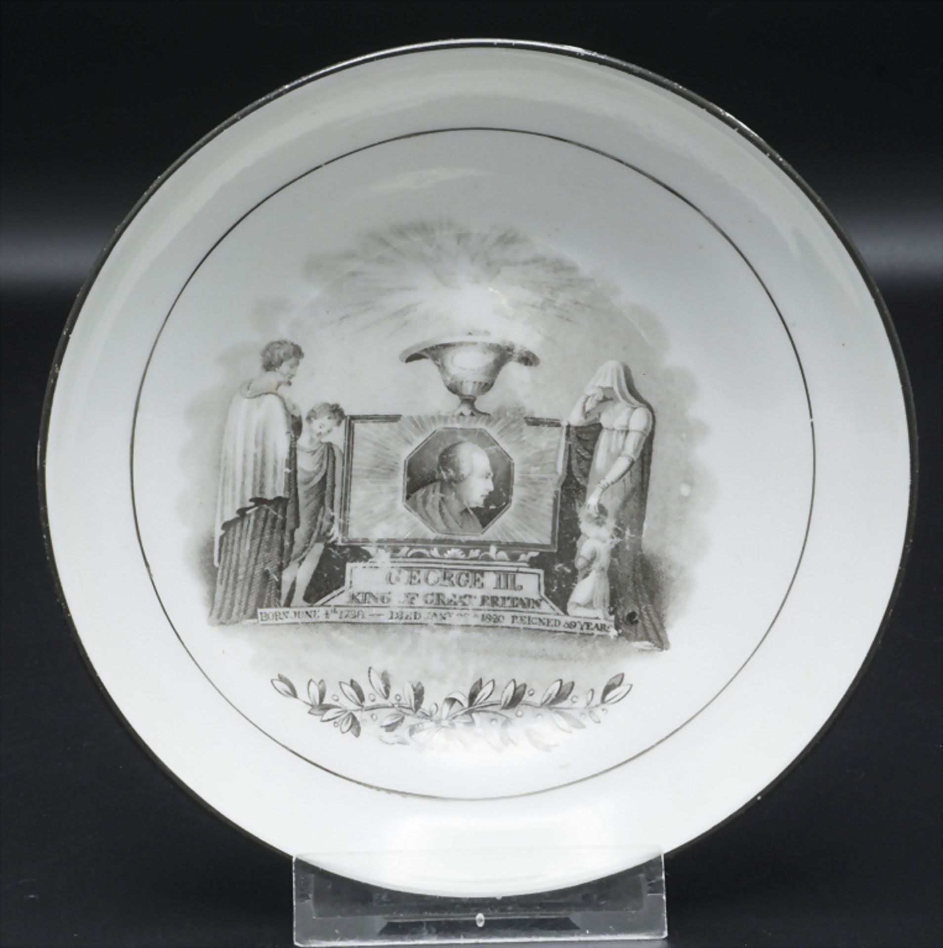 Tasse und Untertasse George III / A cup and saucer George III, England, um 1820 - Image 5 of 6