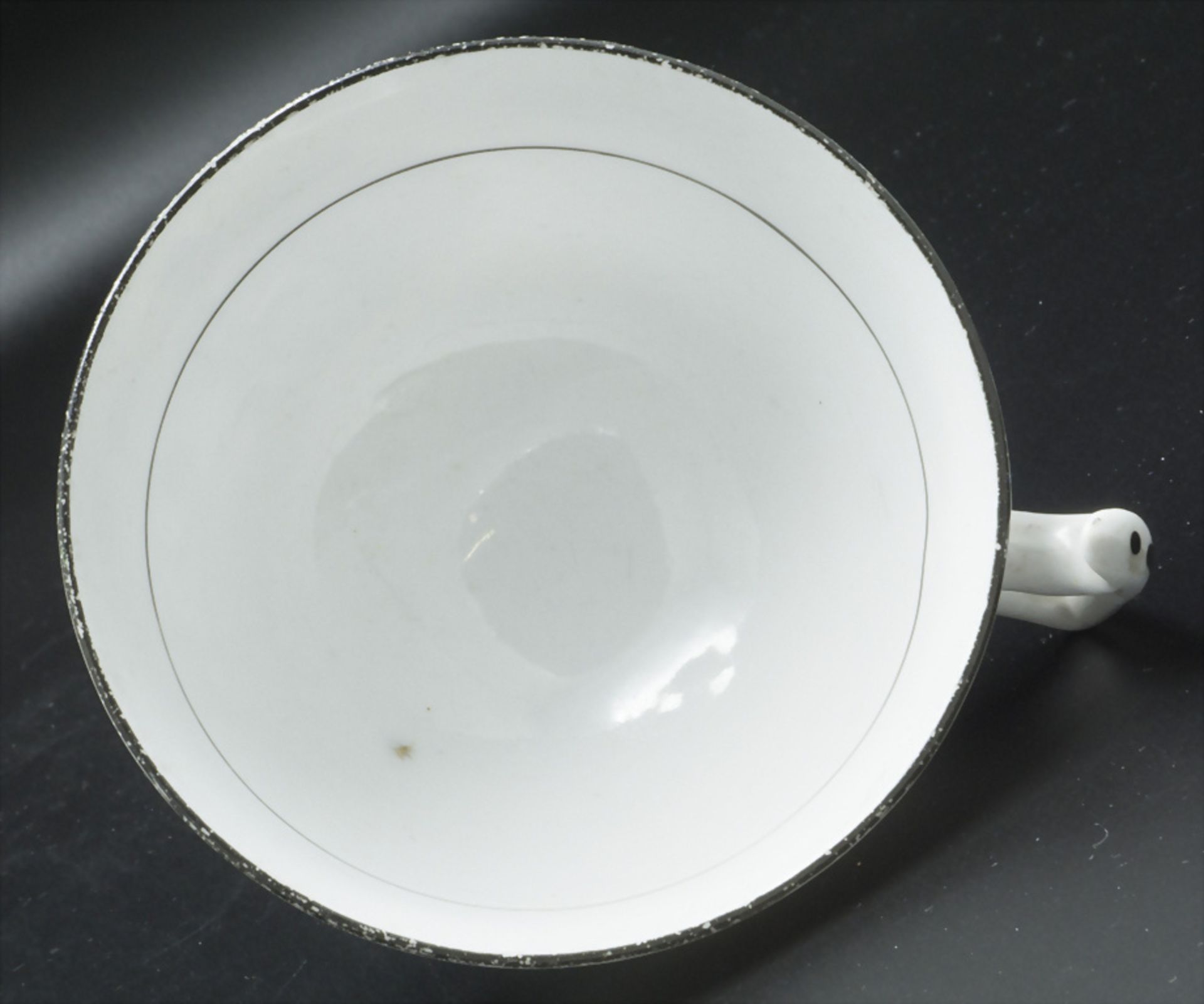 Tasse und Untertasse George III / A cup and saucer George III, England, um 1820 - Image 4 of 6