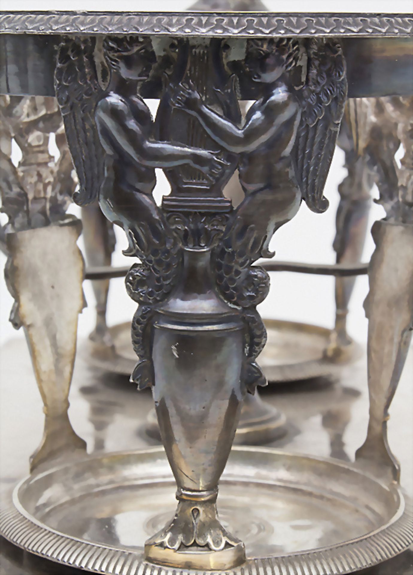 Empire-Menage / A silver cruet stand, Meister Jean-Pierre Bibron, Paris, 1803-1809 - Image 7 of 11