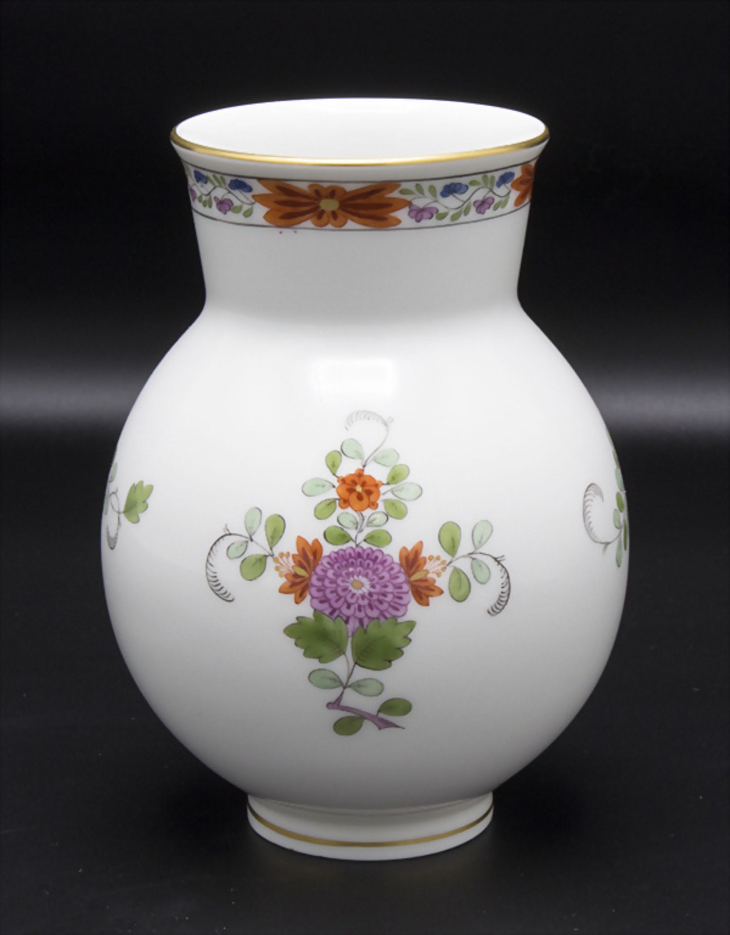 Vase mit reichem indischem Garbenmuster / A vase with Indian sheaves pattern, Meissen, Mitte ... - Image 3 of 6