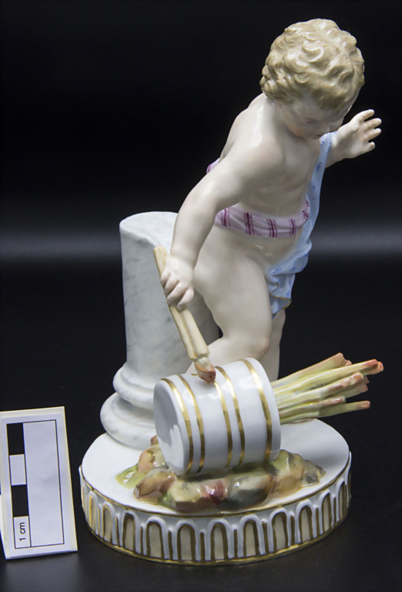 Putto mit Pulverfass / A cherub with a powder keg, Meissen, um 1860 - Image 4 of 7