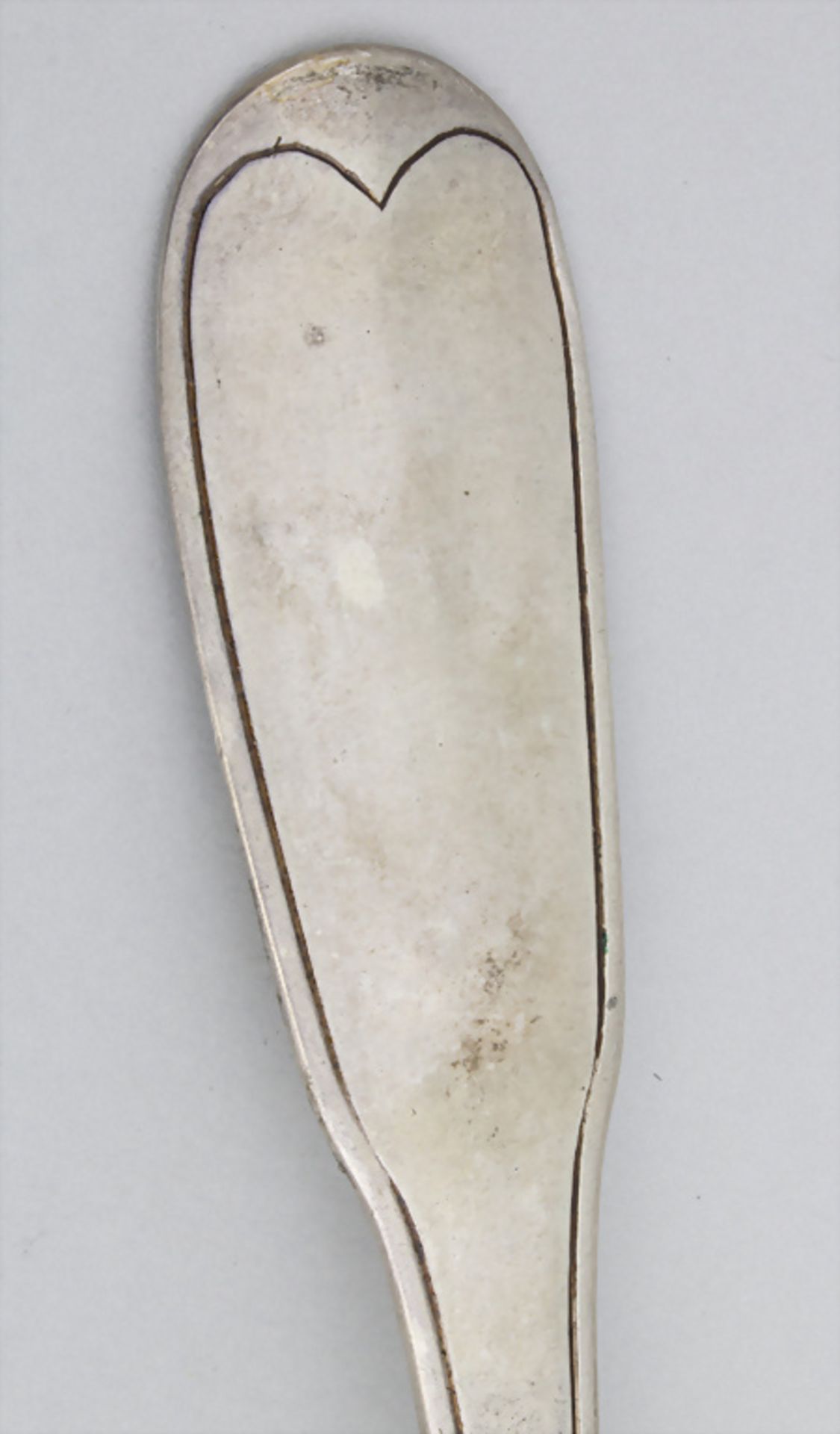 6 Löffel / 6 silver spoons, Johann Heinrich Philipp Schott, Frankfurt, 1805 - Image 6 of 8