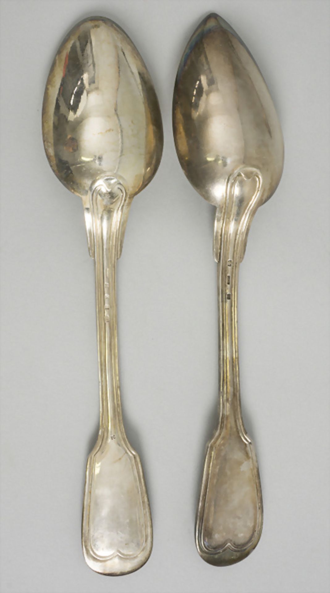 9 Löffel / A set of 9 spoons, Frankreich, um 1900 - Image 4 of 5