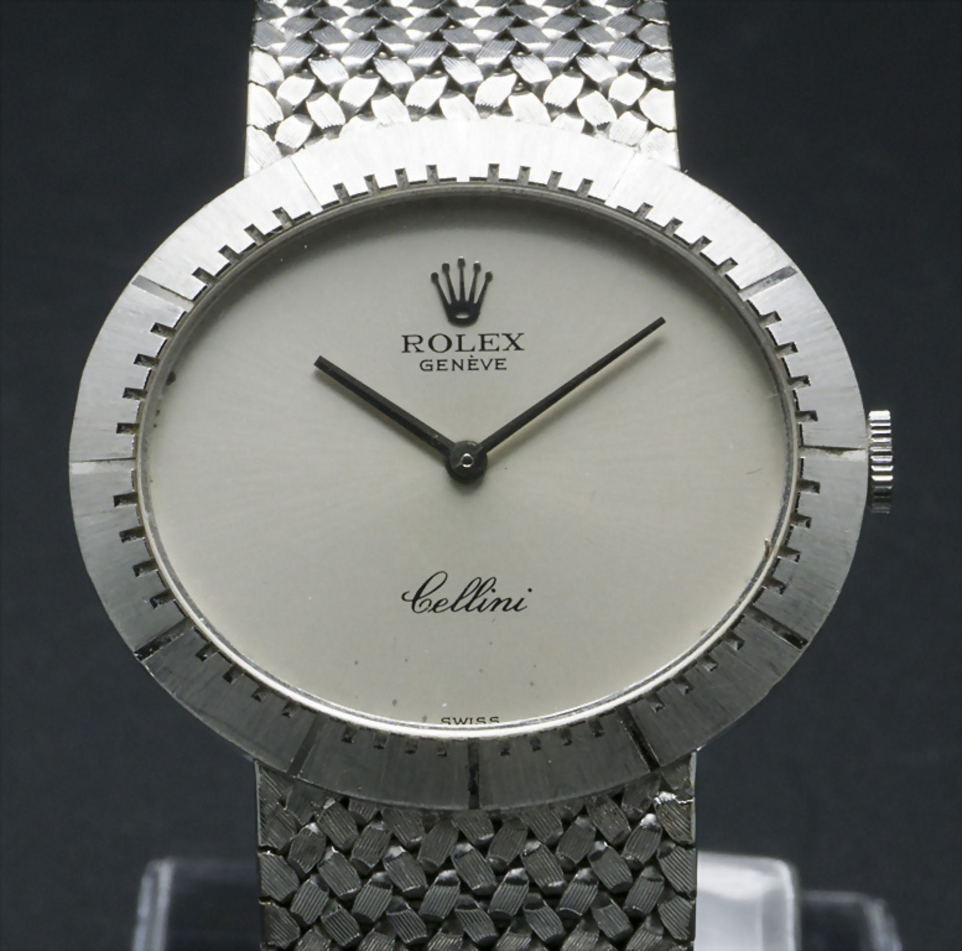 Herrenarmbanduhr / A men's 18k gold wristwatch, Rolex 'Cellini', Genf / Géneve, Schweiz / ...