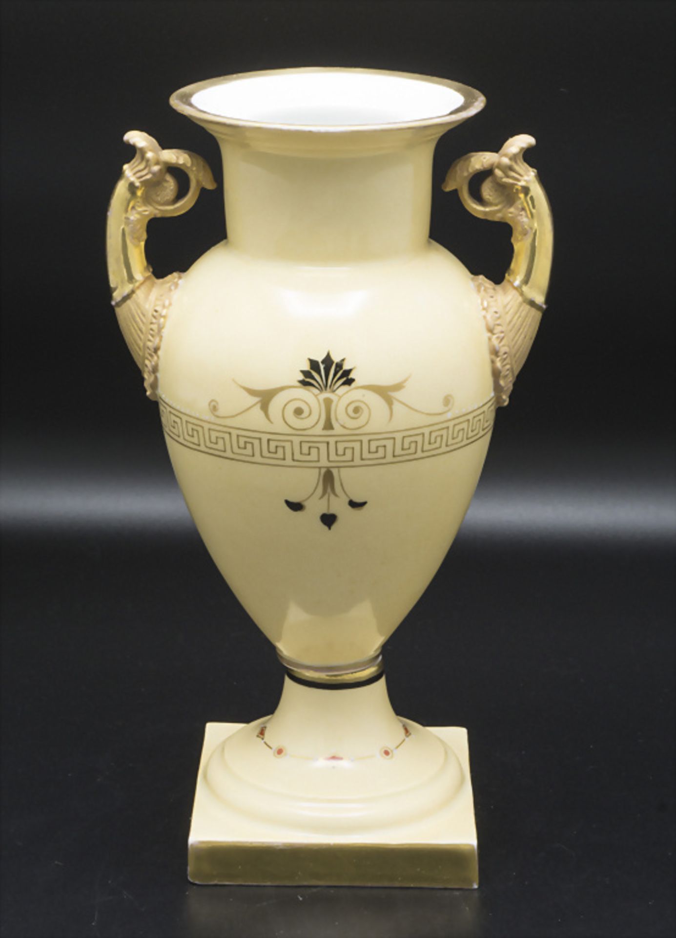 Amphoren- bzw. Henkelvase / A vase, KPM Berlin, 19. Jh. - Image 4 of 7