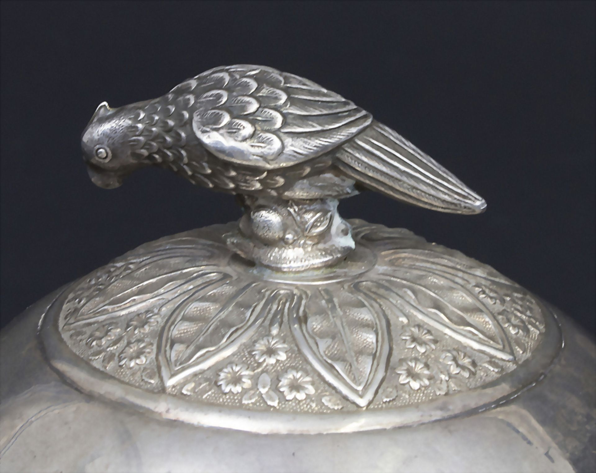 Deckeldose / A lidded silver bowl, Brüssel / Brussels, um 1840 - Image 11 of 11