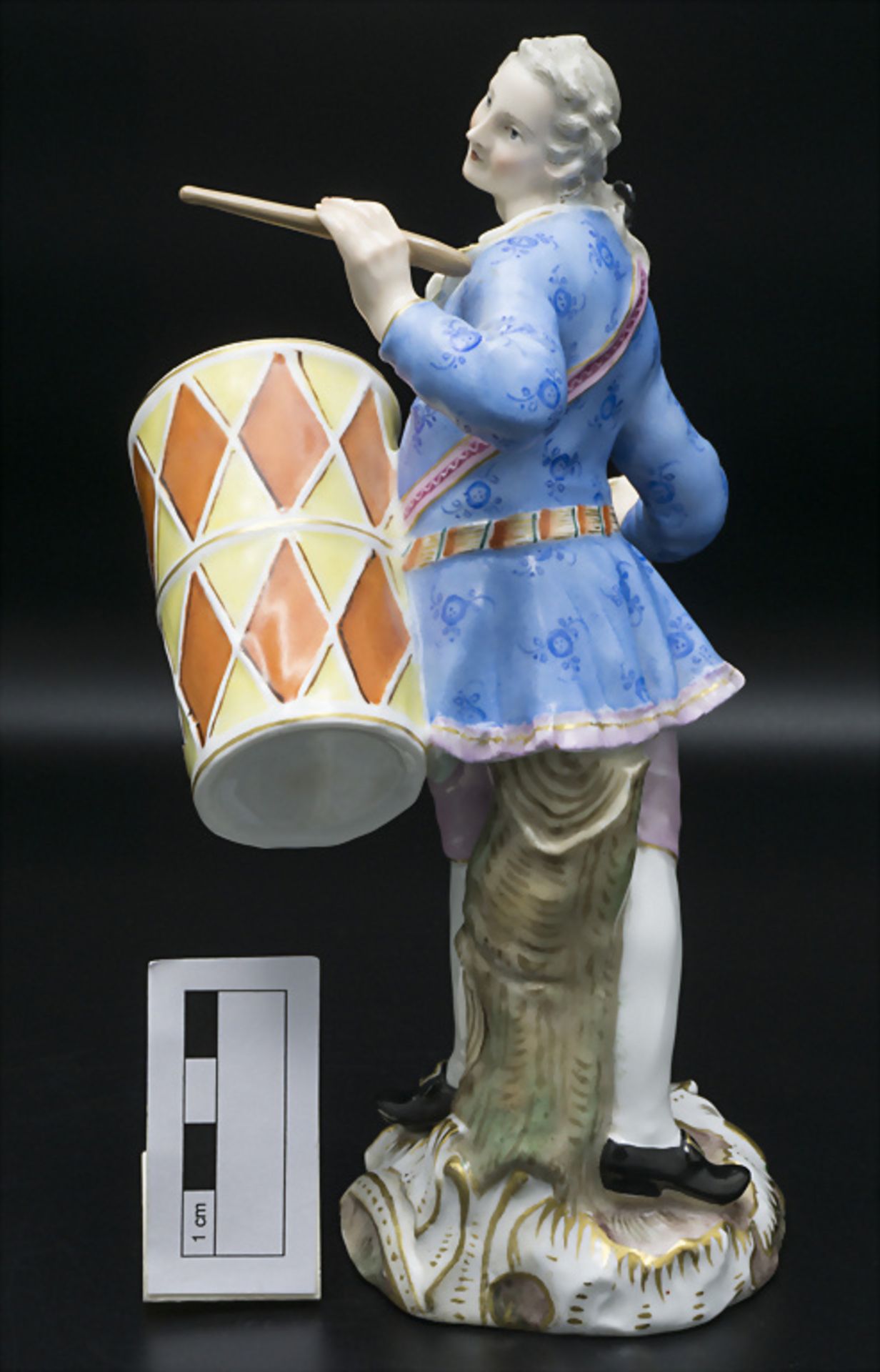 Seltener Trommler / A rare drummer, wohl Johann Joachim Kaendler, Meissen, 19. Jh. - Image 2 of 6