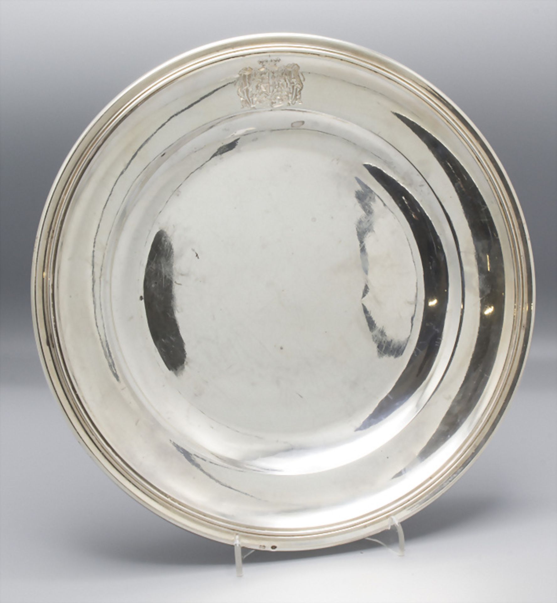 12 Silberteller / 12 assiettes en argent massif / A set of 12 silver plates, Odiot, Paris, um 1870 - Image 12 of 29