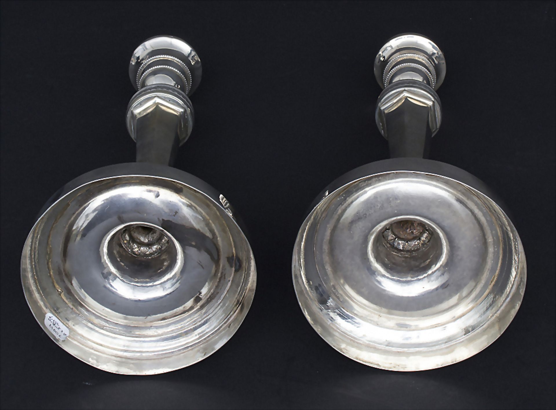 Paar Empire Kerzenleuchter / A pair of Empire candlesticks, Francois Drion, Lüttich / Liege, ... - Image 3 of 5