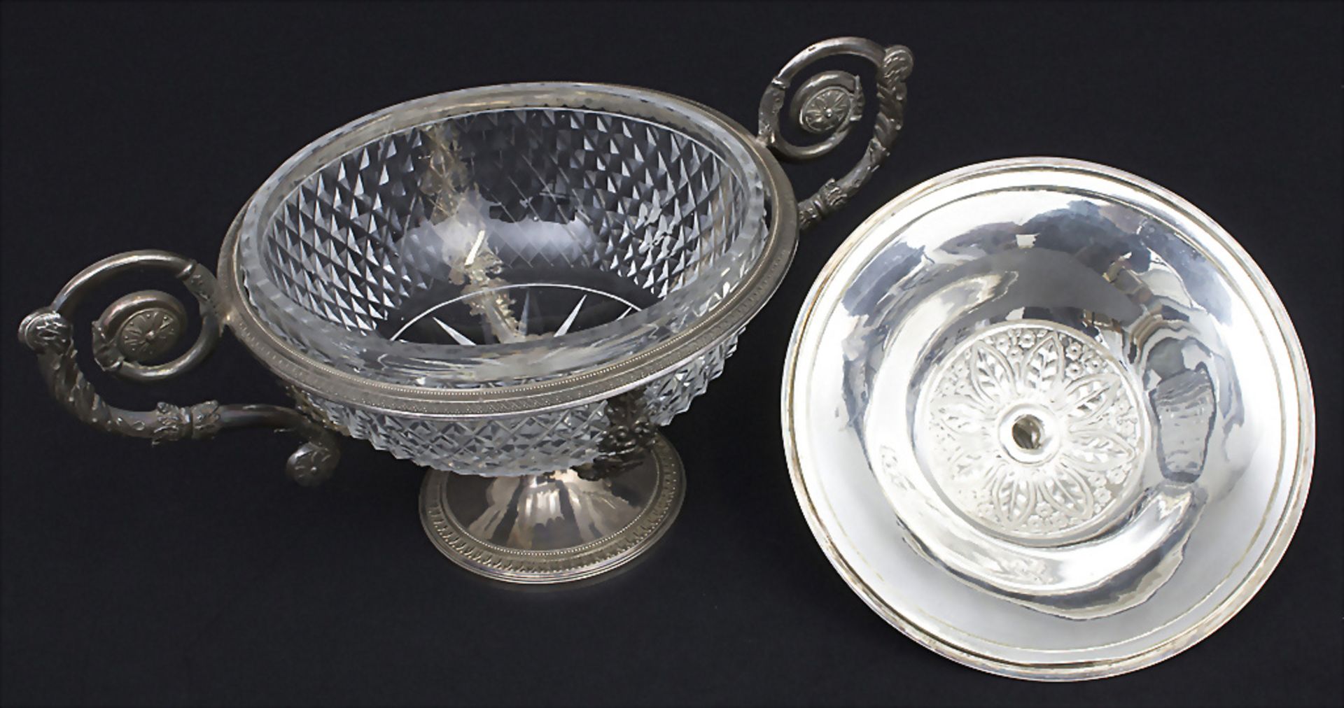Deckeldose / A lidded silver bowl, Brüssel / Brussels, um 1840 - Image 5 of 11