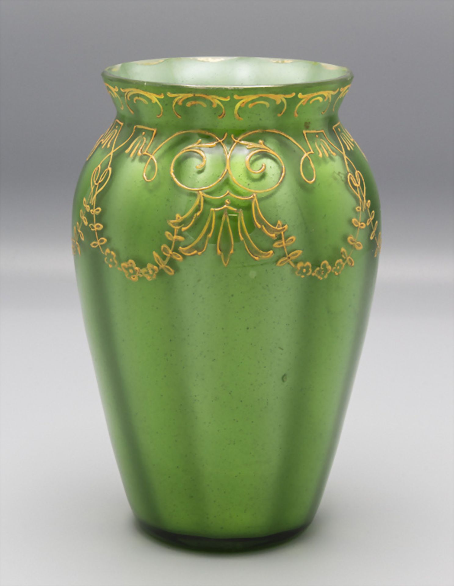 Jugendstil Glasvase / An Art Nouveau glass vase, Loetz Wwe., Klostermühle, um 1905