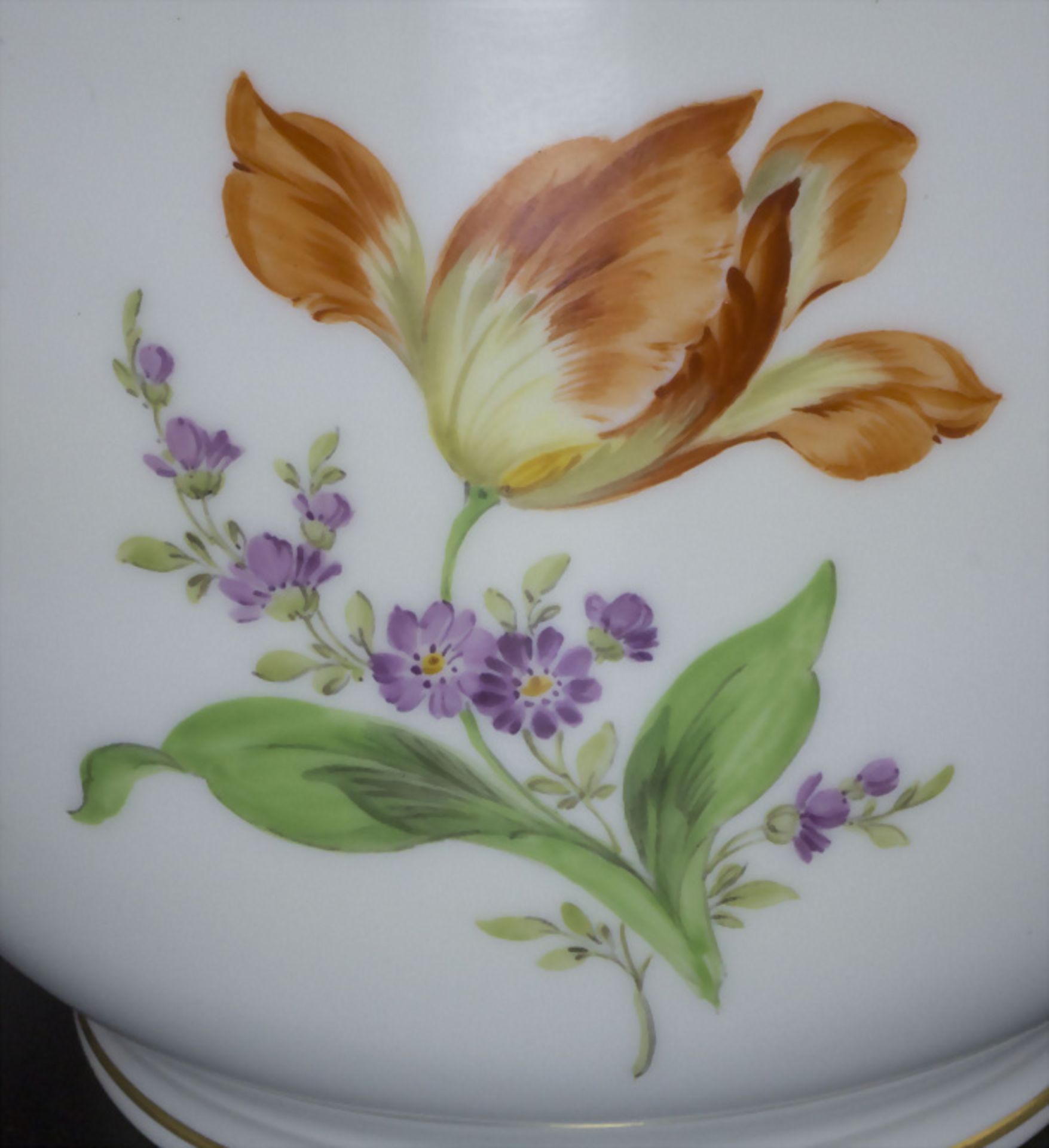 Blumenübertopf / Cachepot / A flower pot, Meissen, 2. Hälfte 20. Jh. - Image 8 of 9