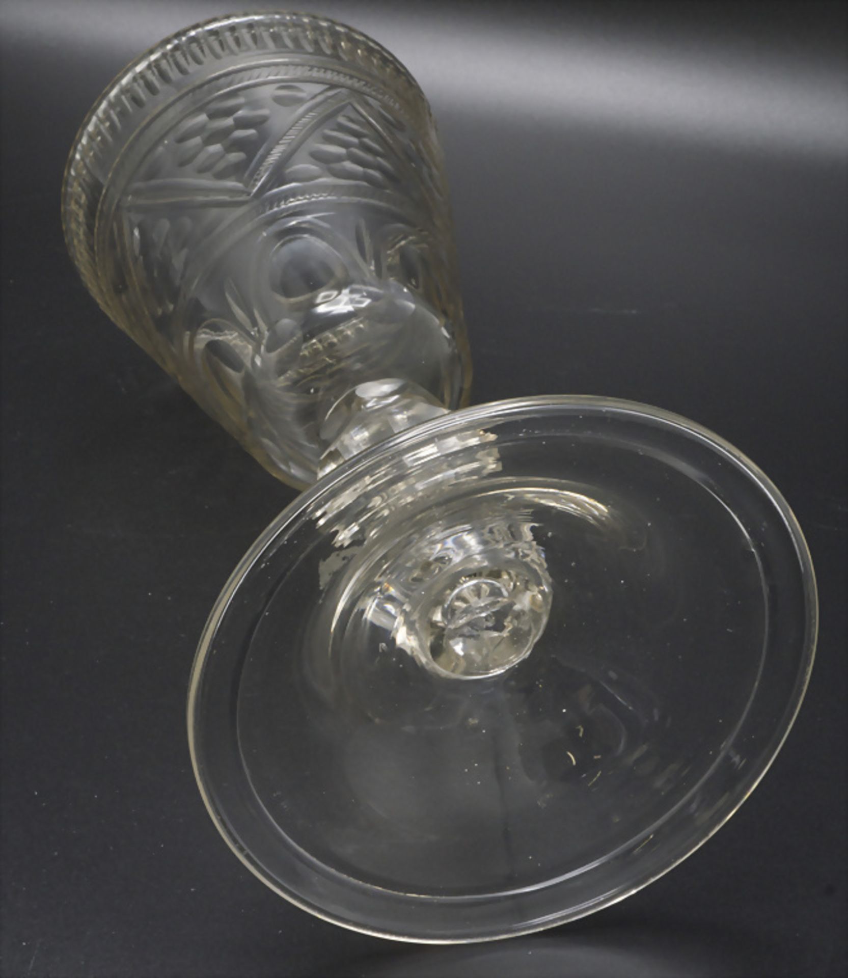 Pokalglas / A cup glass, 18./19. Jh. - Bild 3 aus 5