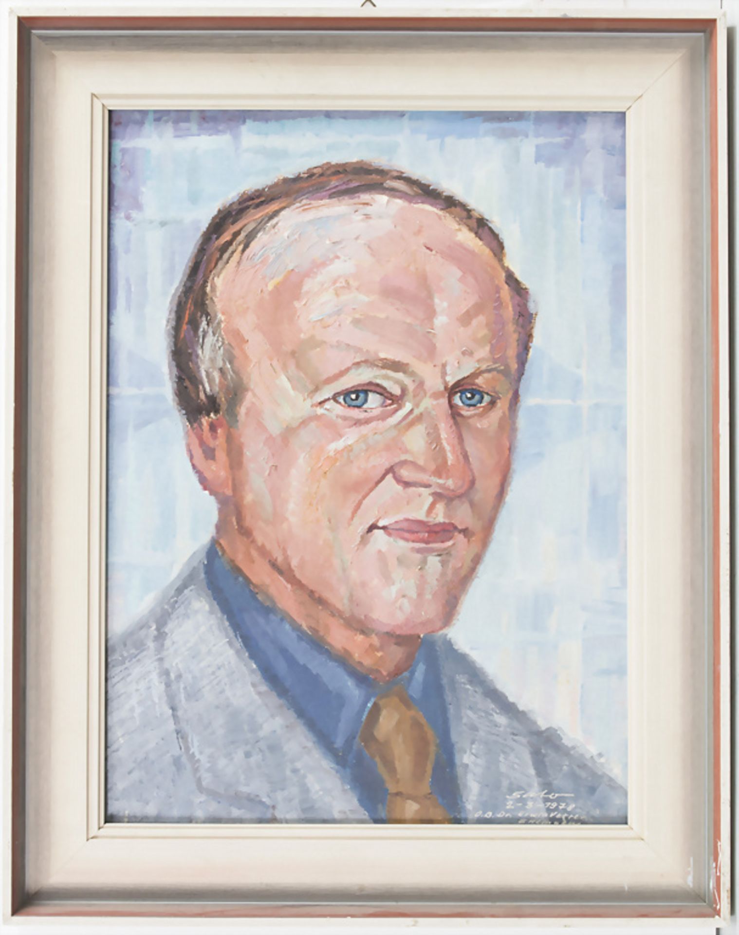 Hardy Schneider-Sato (1919-2002), 'Porträt von Dr. Erwin Vetter' / 'Portrait of Dr. Erwin ... - Image 2 of 3